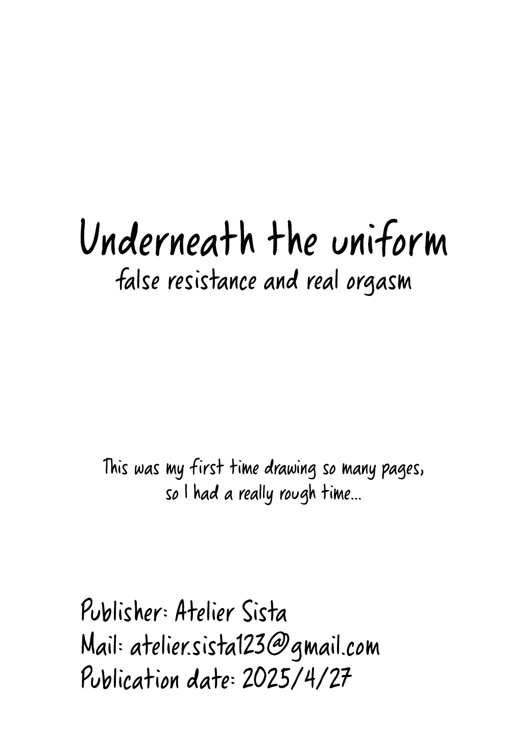 Seifuku no Shita | Under The Uniform page 35 original parody - glasses masturbation hentai manga - read online free