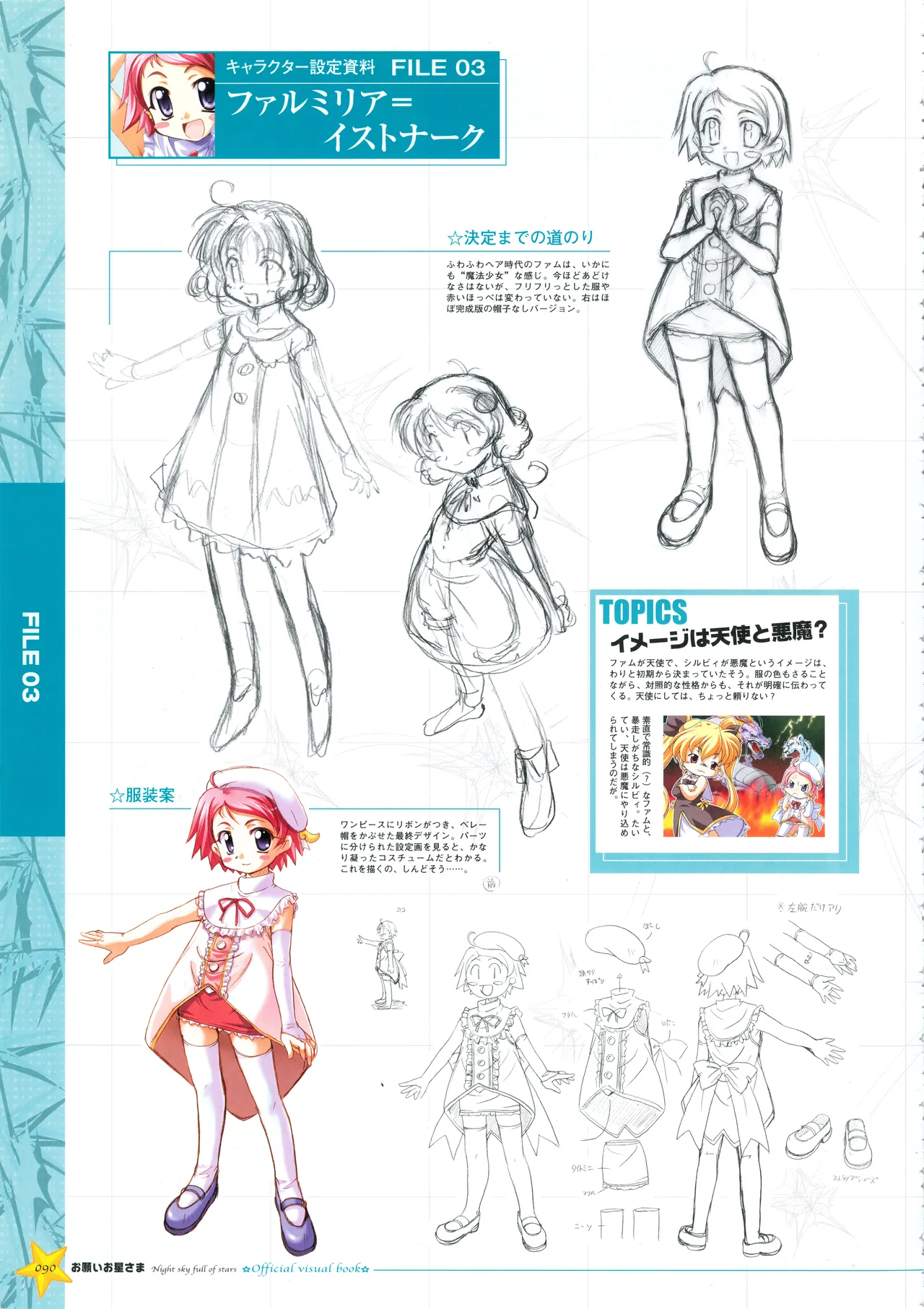 Onegai Ohoshi-sama Visual Fanbook page 98 original parody - group schoolgirl uniform hentai manga - read online free