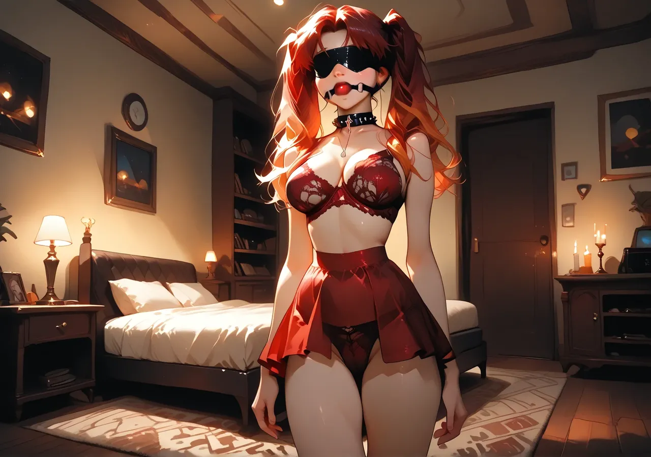 Redhead Red lingerie MMF Threesome groupsex - Page 3