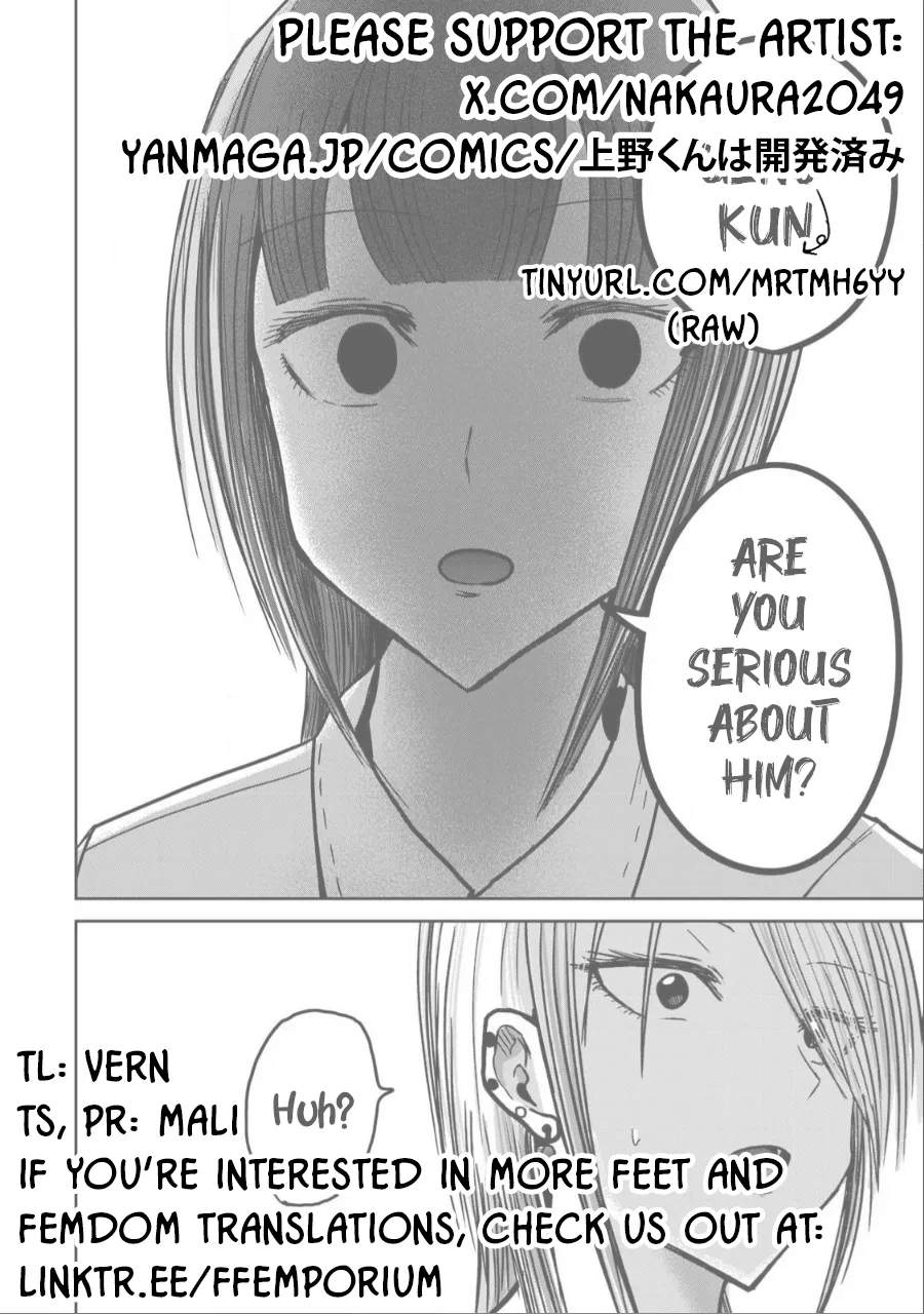 [Nakaura Tomoki] Ueno-kun wa Kaihatsu-zumi Dai 31 wa | Ueno-kun Has Been Developed Chapter 31 [English] page 20 - kissing glasses hentai manga - read online free