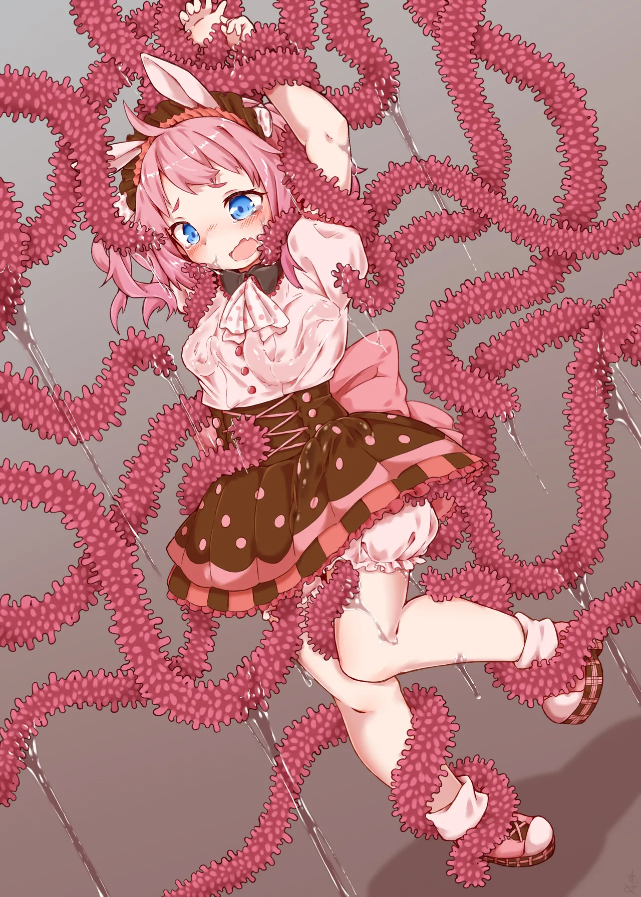 [Sudumeno oyado] Skeb + alpha -illustration collection- 6 page 20 original parody - bondage tentacles hentai manga - read online free