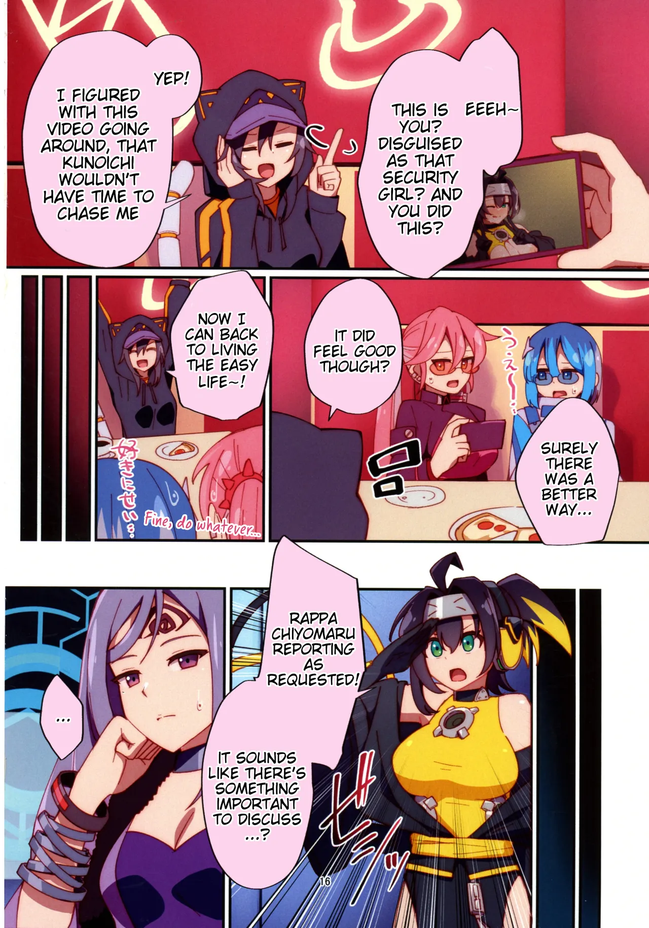 Kunoichi-chan ni Warui Uwasa o! page 15 featuring s p little knight yu-gi-oh parody - full color mosaic censorship hentai manga - read online free
