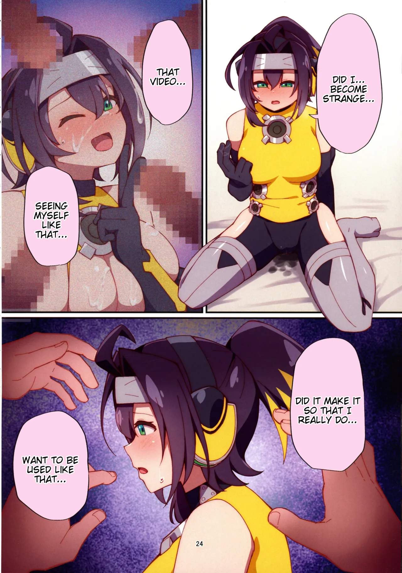 Kunoichi-chan ni Warui Uwasa o! page 23 featuring s p little knight yu-gi-oh parody - full color gloves hentai manga - read online free