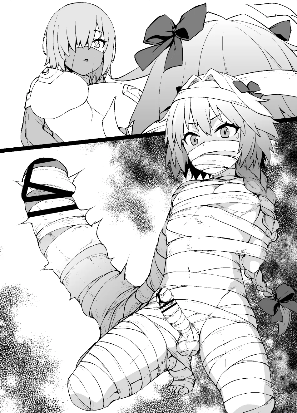 FGO MC Tokuiten - Astolfo Otokonoko & Futanari Nyotaika Hen page 50 featuring astolfo fate grand order parody - sole male blindfold hentai manga - read online free