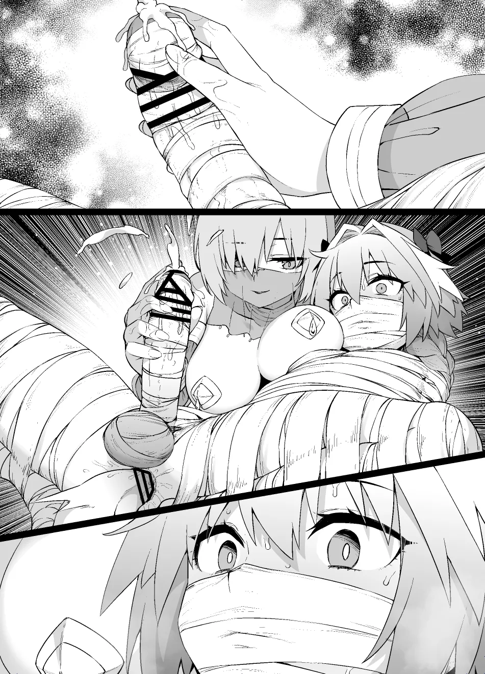 FGO MC Tokuiten - Astolfo Otokonoko & Futanari Nyotaika Hen page 55 featuring astolfo fate grand order parody - futanari handjob hentai manga - read online free