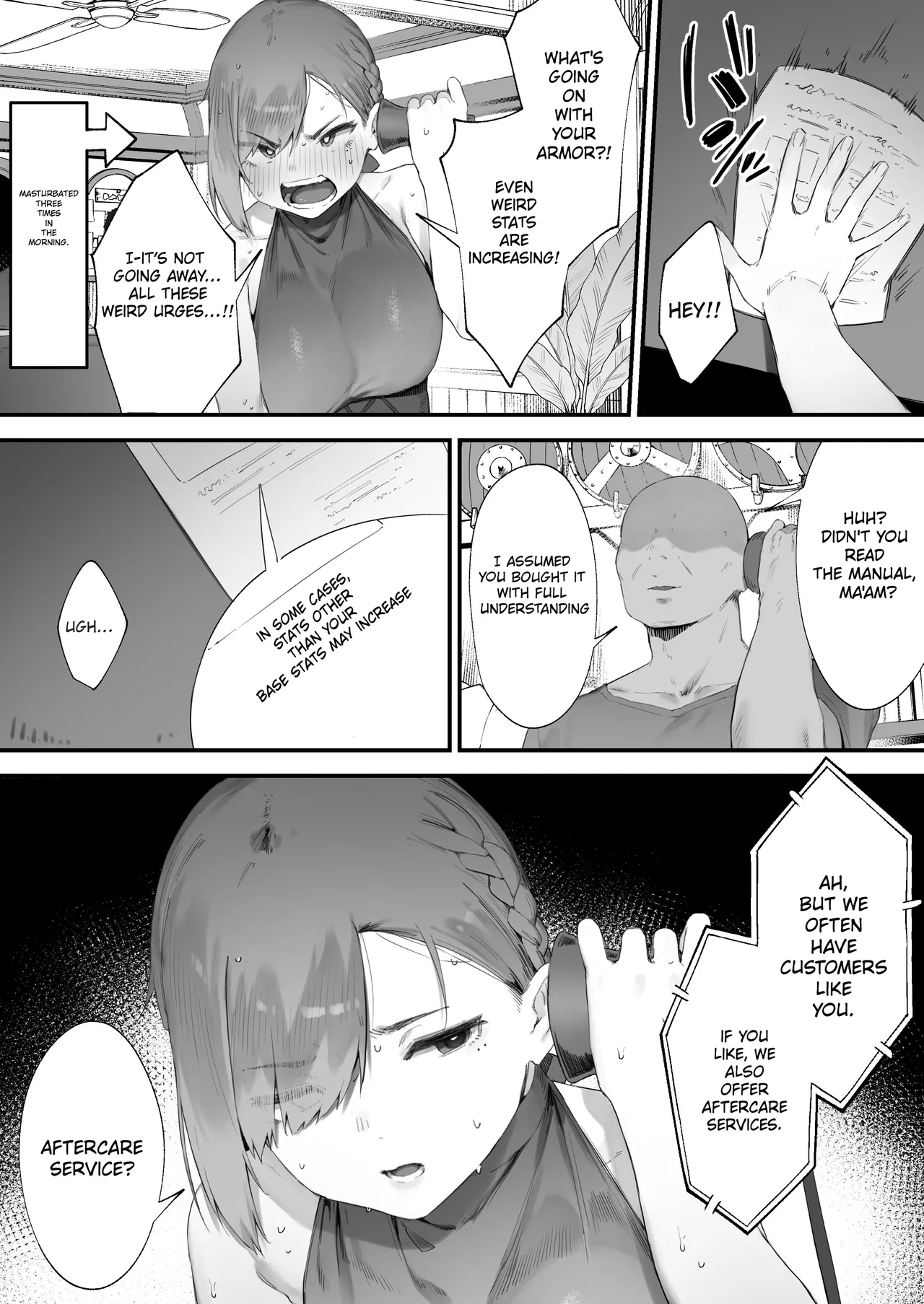 Hen na Soubi no Sei de O◯nko Kowareteshimatta de wa Nai ka! page 17 original parody - sweating glory hole hentai manga - read online free