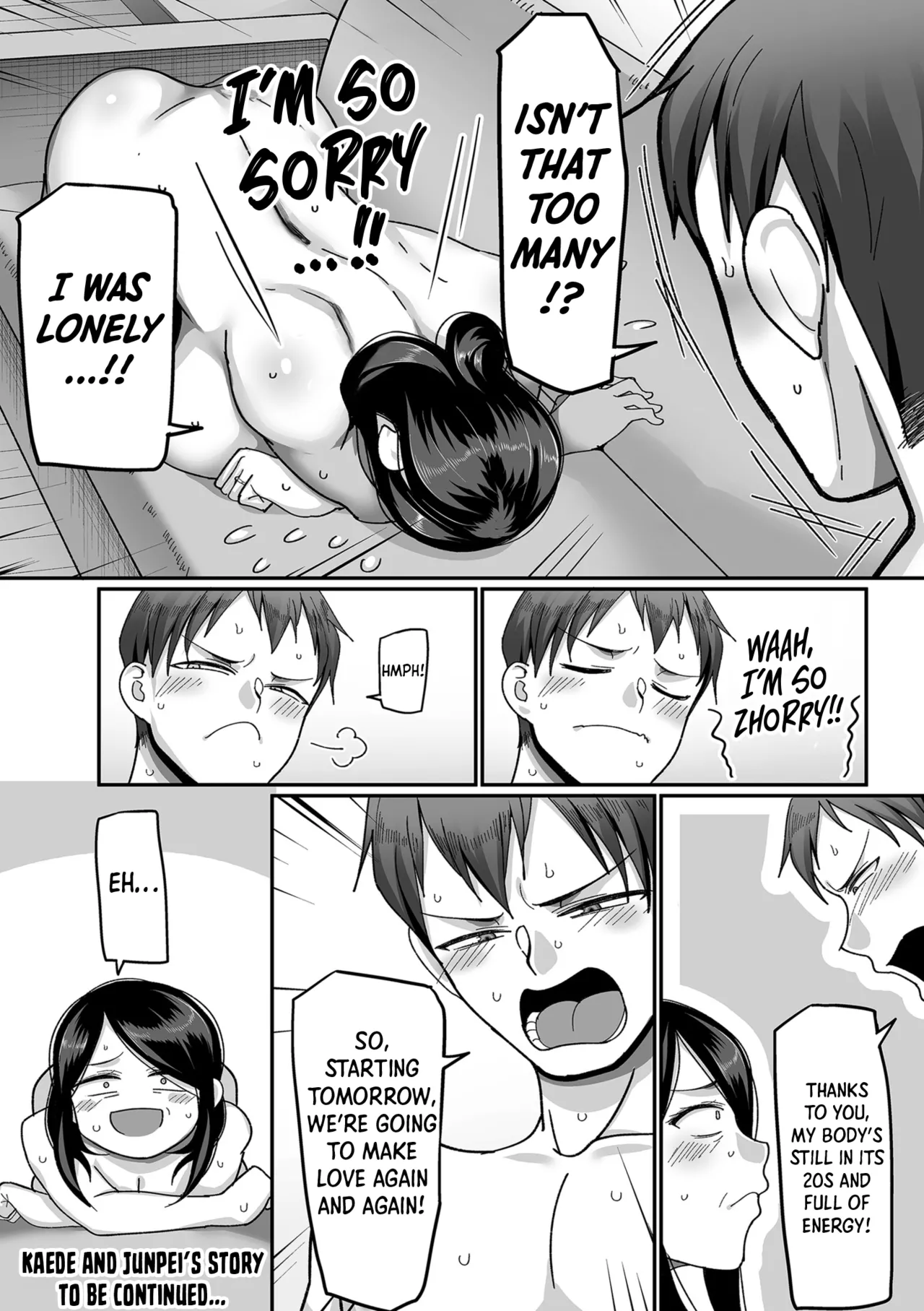 [Yamamoto Zenzen] Kaede to Junpei no Baai 1 | Kaede and Junpei’s Story 1 (Nijuunen (Fu) Itchi) [English] [Shiro Translation] [Digital] page 36 - sole male big areolae hentai manga - read online free