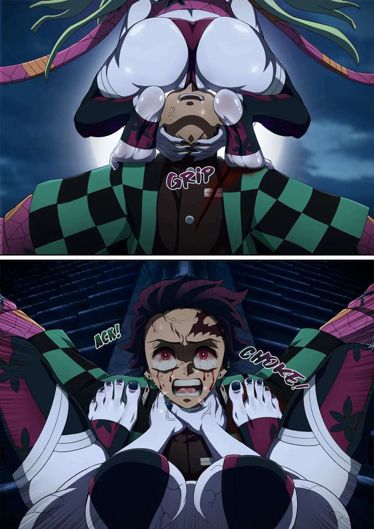 Daki’s Blood Demon Art: Trample 堕姫の血鬼術・紅蓮践踏 - Page 10