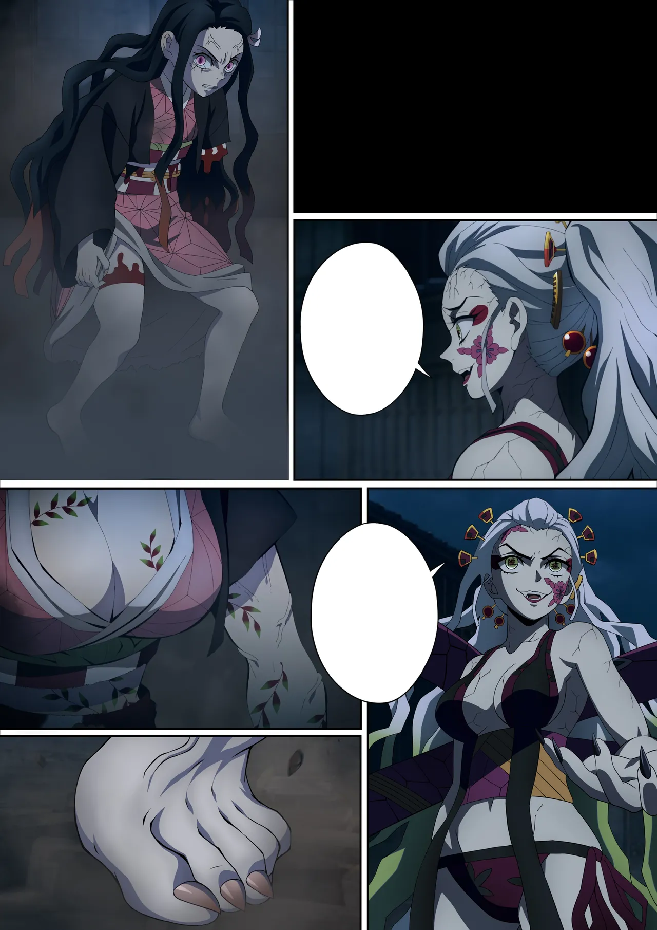 Daki’s Blood Demon Art: Trample 堕姫の血鬼術・紅蓮践踏 page 66 featuring tanjirou kamado kimetsu no yaiba parody - sole male full color hentai manga - read online free