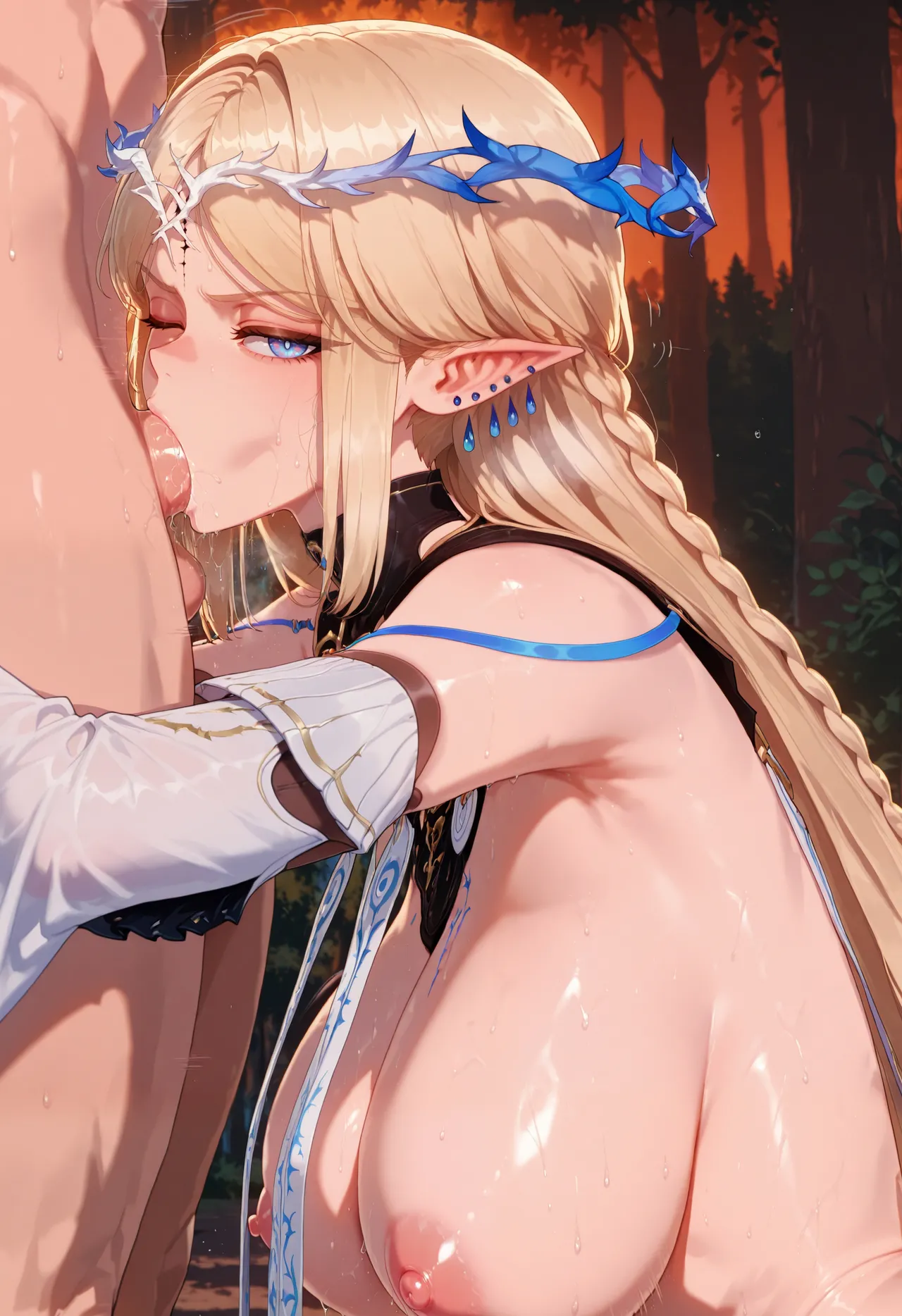 Fleurdelys / Cartethyia arzagod ai generated page 45 featuring cartethyia wuthering waves parody - big breasts uncensored hentai manga - read online free