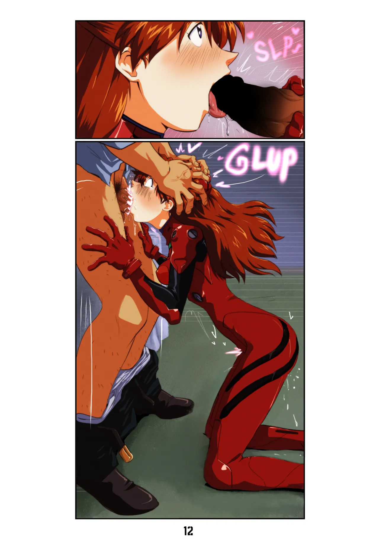 The fox and the watermelon part 1 page 13 featuring ryoji kaji neon genesis evangelion parody - sole female sole male hentai manga - read online free