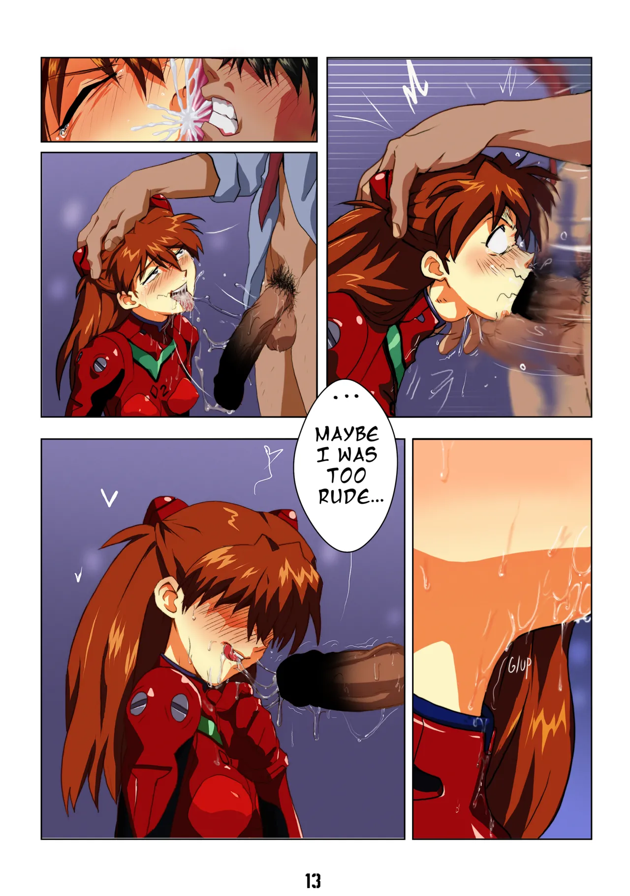 The fox and the watermelon part 1 page 14 featuring ryoji kaji neon genesis evangelion parody - sole female sole male hentai manga - read online free