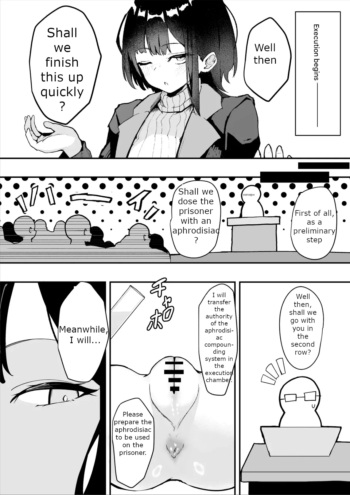 The Story of a Gloomy Execution Officer Who Accidentally Sensation-Blocks Her Own Pussy page 13 original parody - squirting big breasts hentai manga - read online free