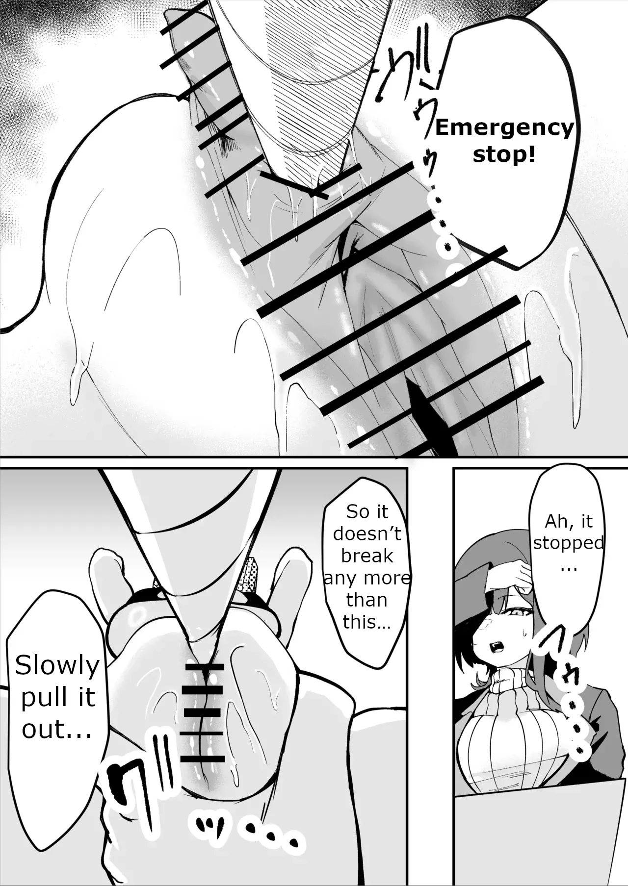 The Story of a Gloomy Execution Officer Who Accidentally Sensation-Blocks Her Own Pussy page 33 original parody - multiple orgasms x-ray hentai manga - read online free