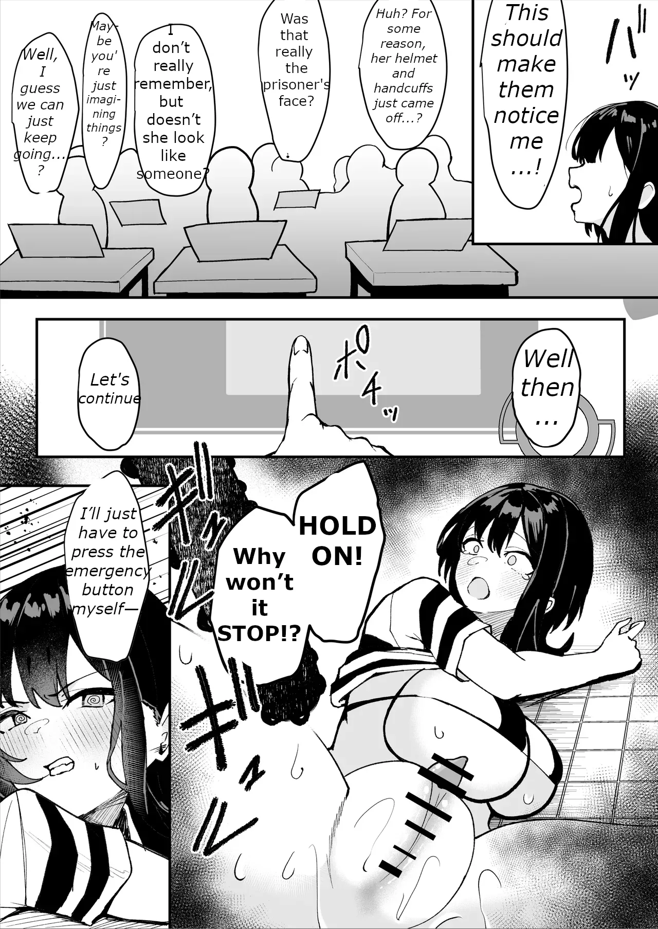 The Story of a Gloomy Execution Officer Who Accidentally Sensation-Blocks Her Own Pussy page 53 original parody - multiple orgasms x-ray hentai manga - read online free