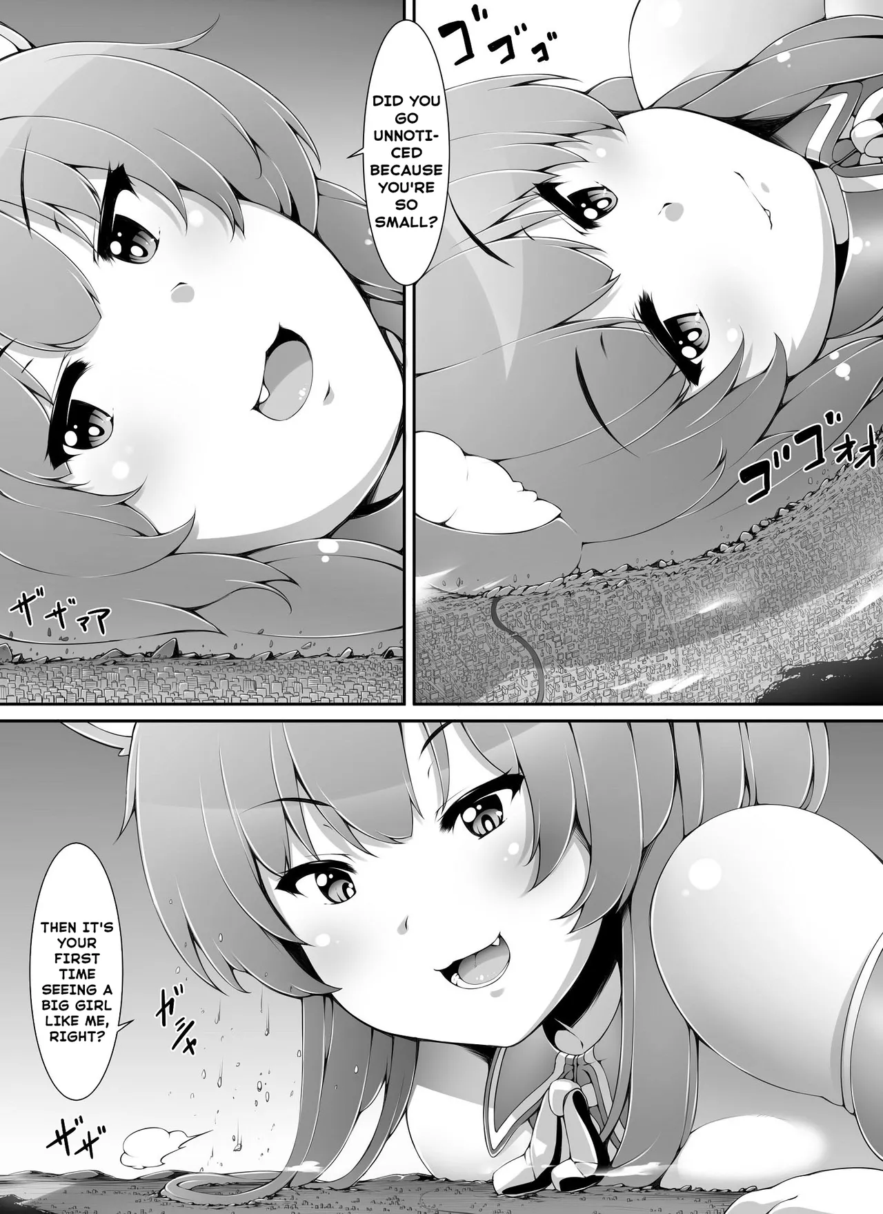 Chou Ookii Uchuujin ga Ojamashimasu | A Grand Gigantic Alien Welcomes Herself In page 24 original parody - big penis stockings hentai manga - read online free