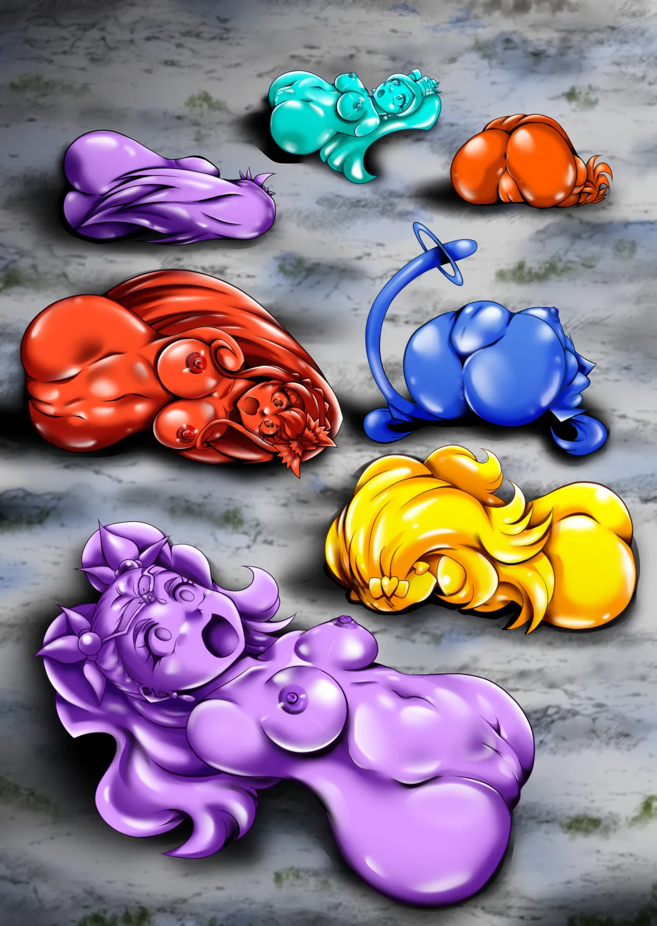 Onahon ★ All Stars EP01 page 136 featuring cure precious pretty cure parody - big breasts very long hair hentai manga - read online free