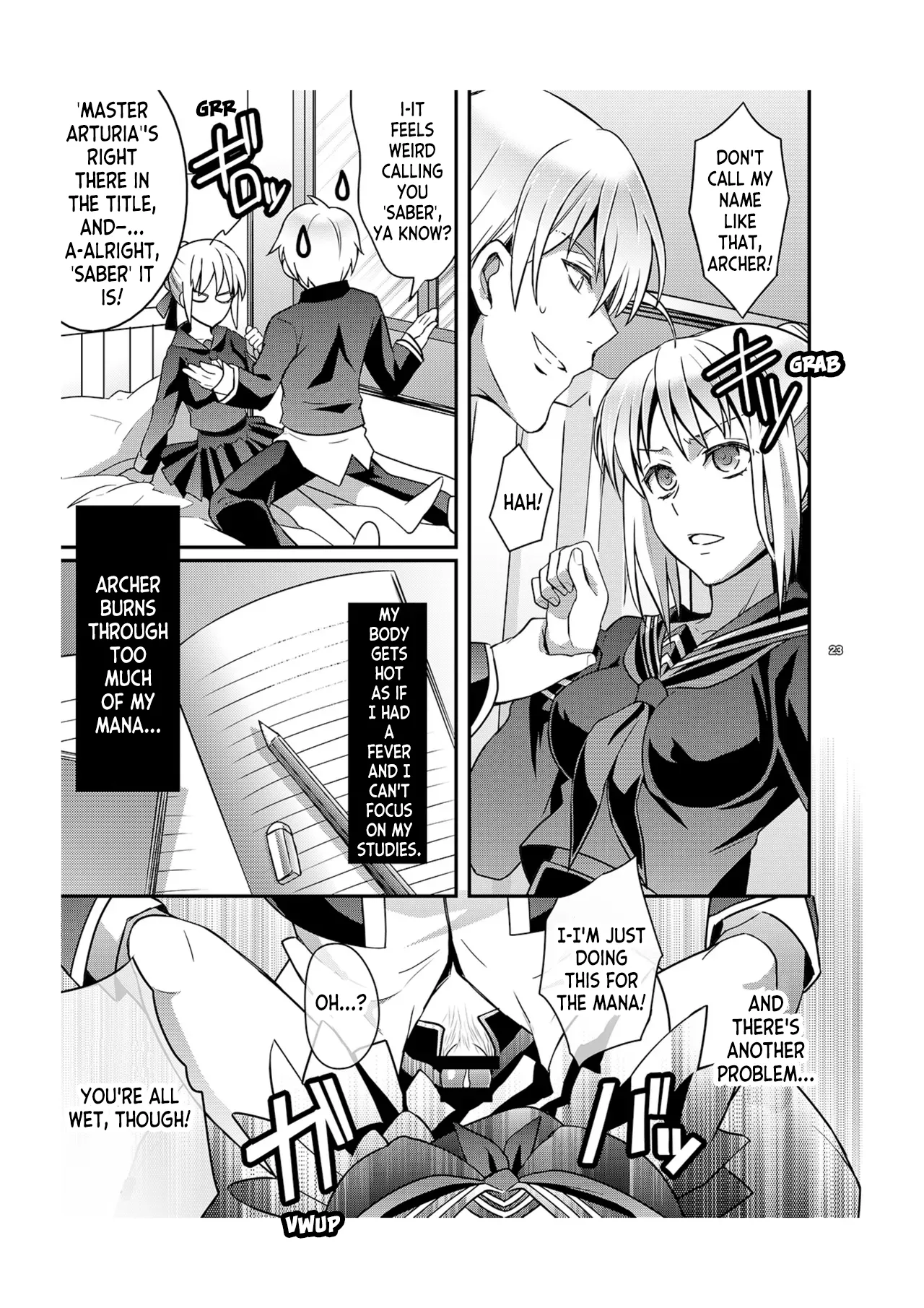 Master Arturia-chan! ～Yome to Ecchi na Maryoku Kyoukyuu～ | Sexy Magic Replenishing with my Bride page 10 featuring saber fate zero parody - read online free