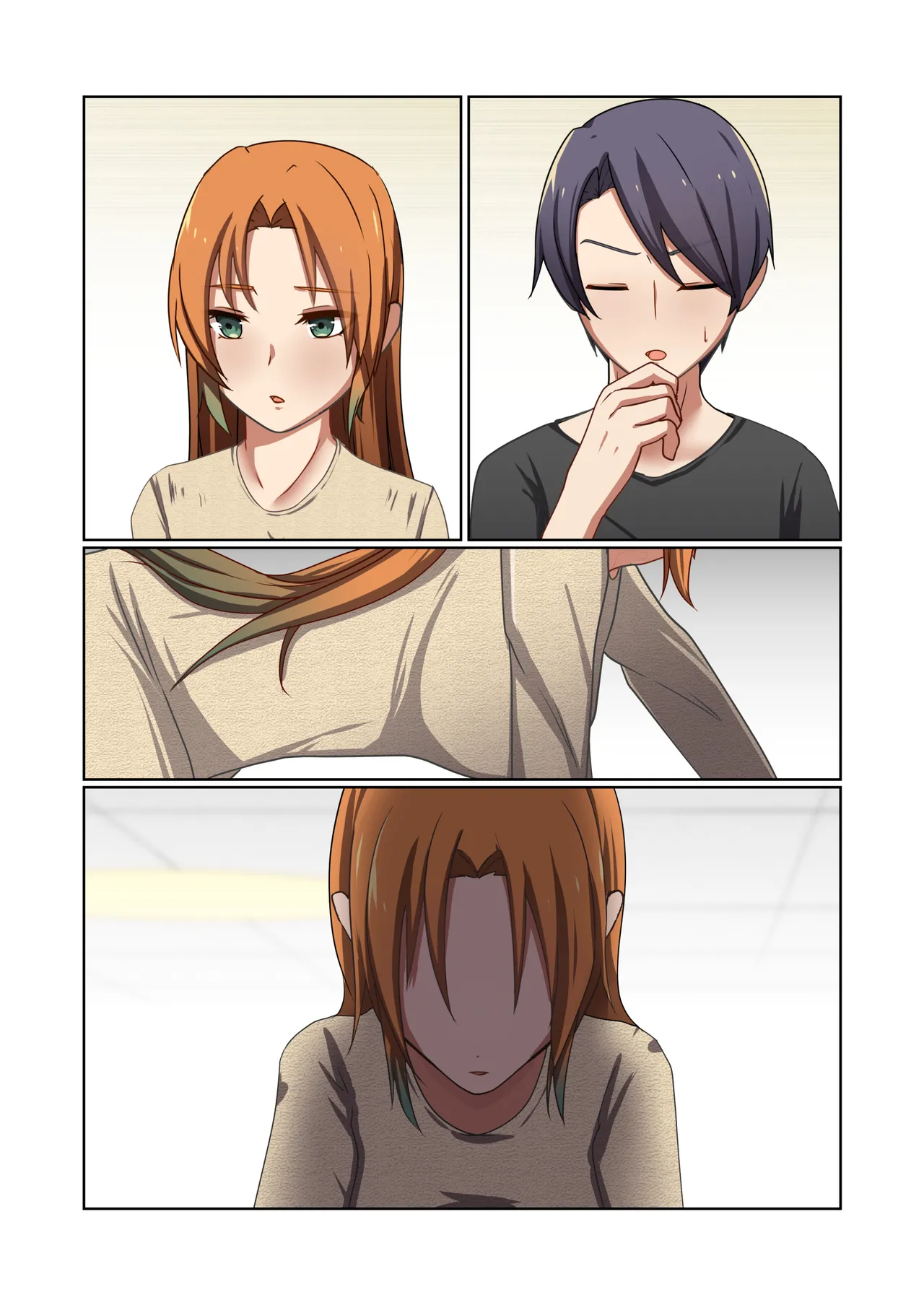 Aku no Hana Vol.4 Skeb+α page 113 original parody - kissing transformation hentai manga - read online free