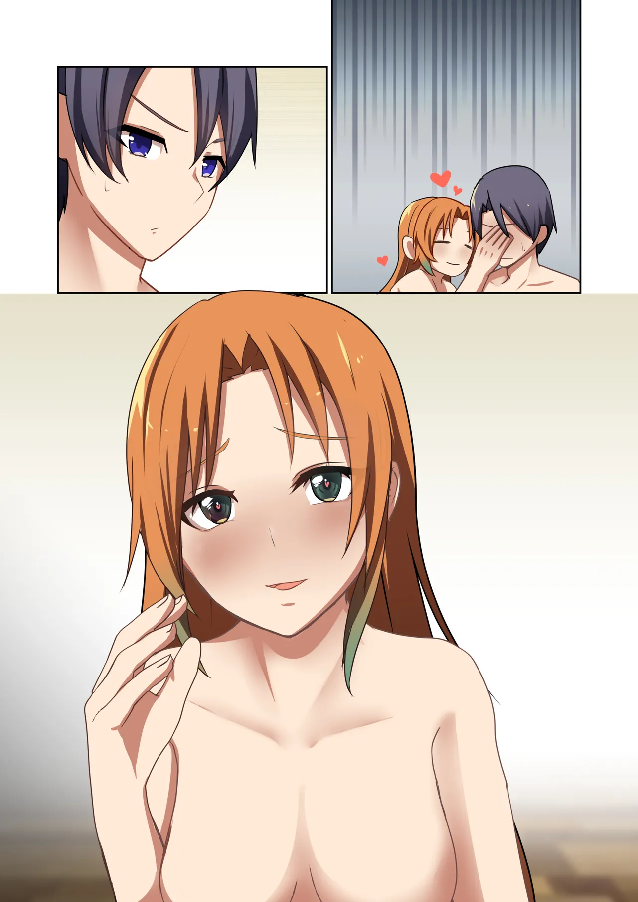 Aku no Hana Vol.4 Skeb+α page 120 original parody - kissing transformation hentai manga - read online free