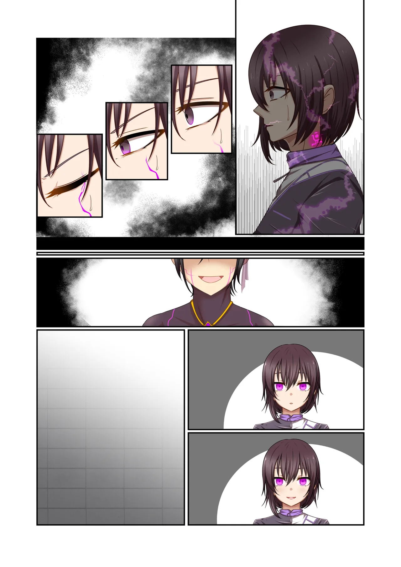 Aku no Hana Vol.4 Skeb+α page 73 original parody - kissing transformation hentai manga - read online free