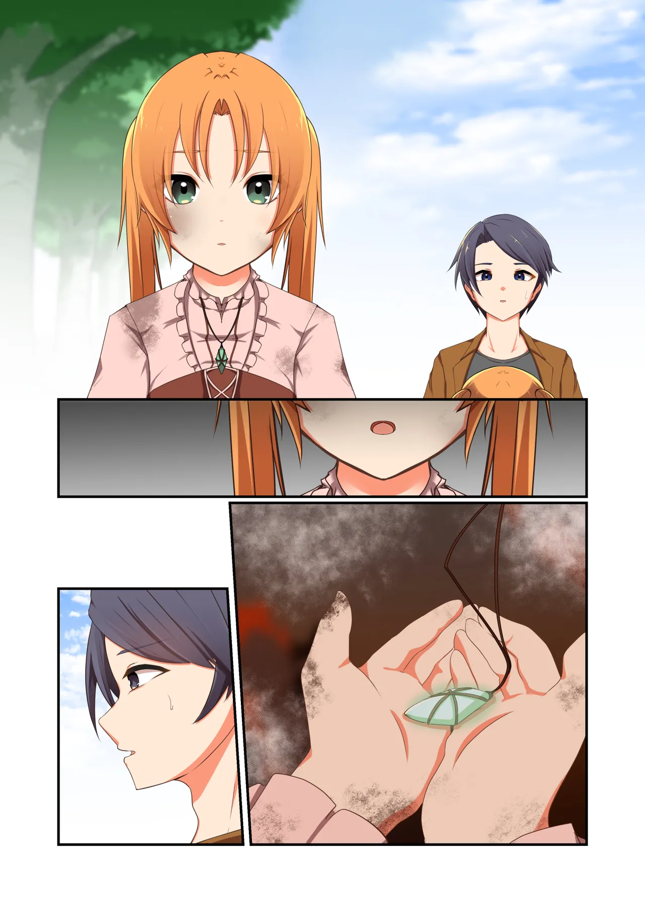 Aku no Hana Vol.4 Skeb+α page 76 original parody - kissing transformation hentai manga - read online free