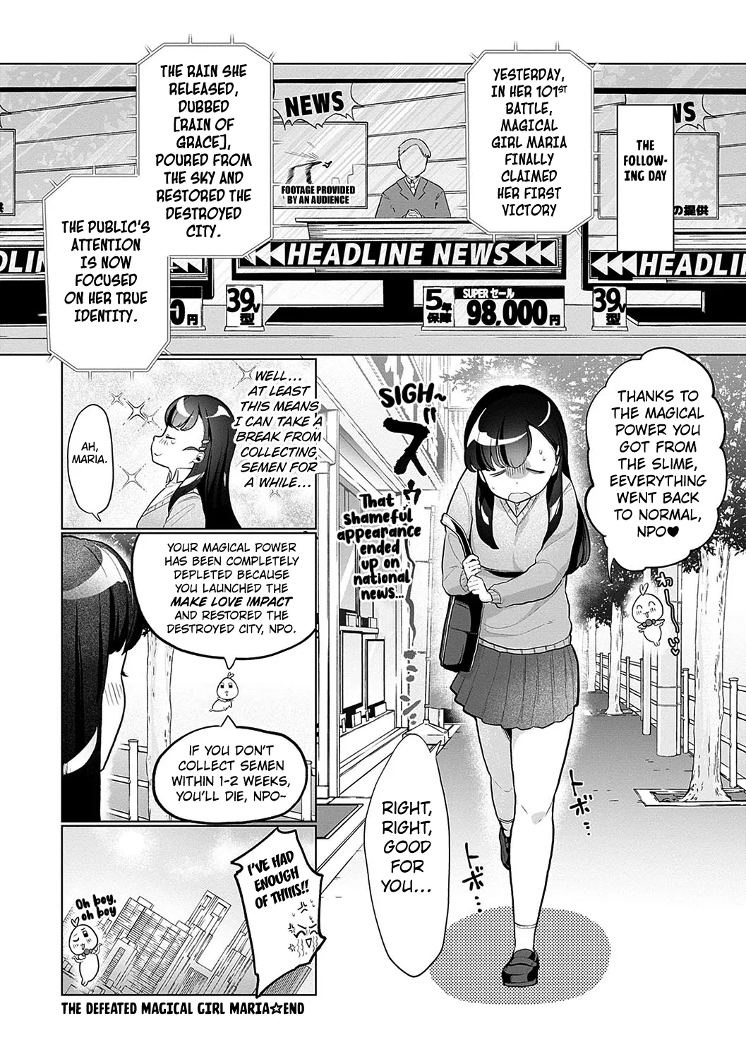 Haiboku Mahou Shoujo Maria | The Defeated Magical Girl Maria page 22 - slime transformation hentai manga - read online free