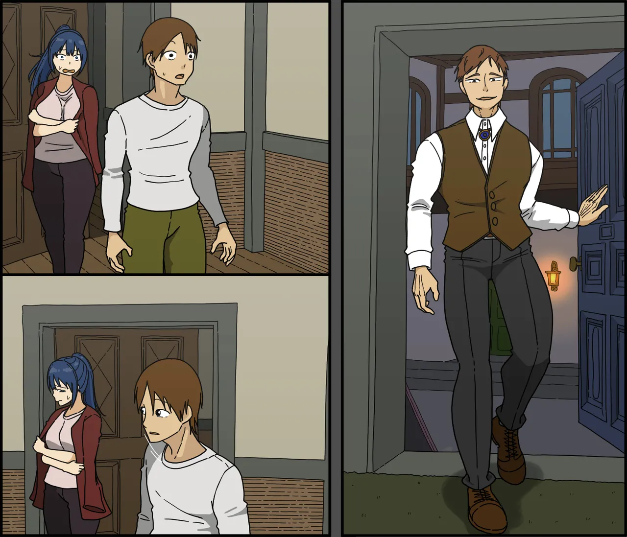 Kaijushi Sera Inkei ni Ochiru page 78 original parody - sweating kissing hentai manga - read online free