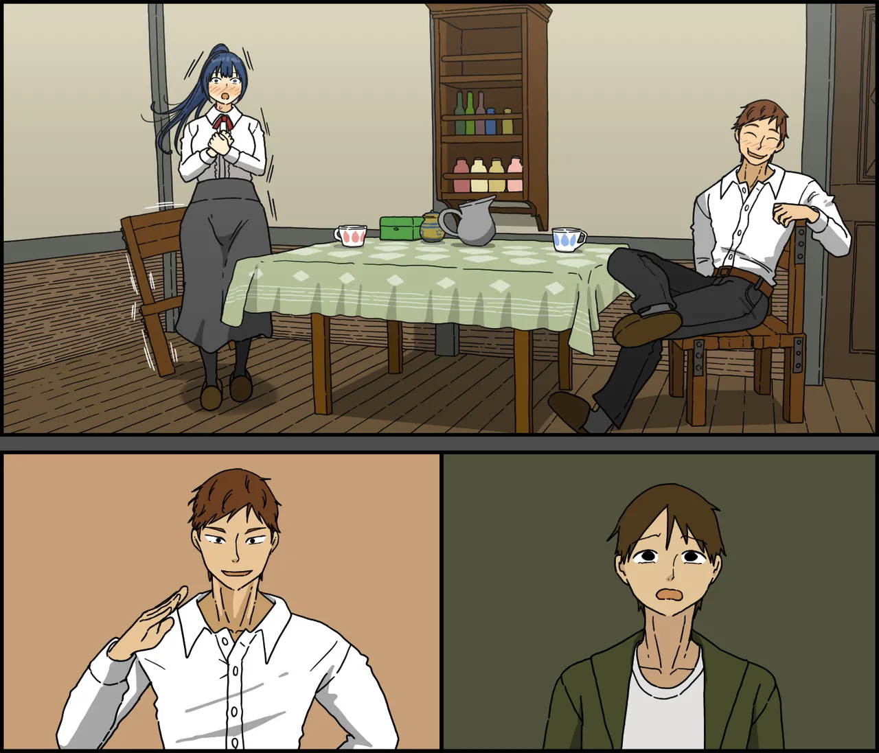 Kaijushi Sera Inkei ni Ochiru page 82 original parody - sweating kissing hentai manga - read online free