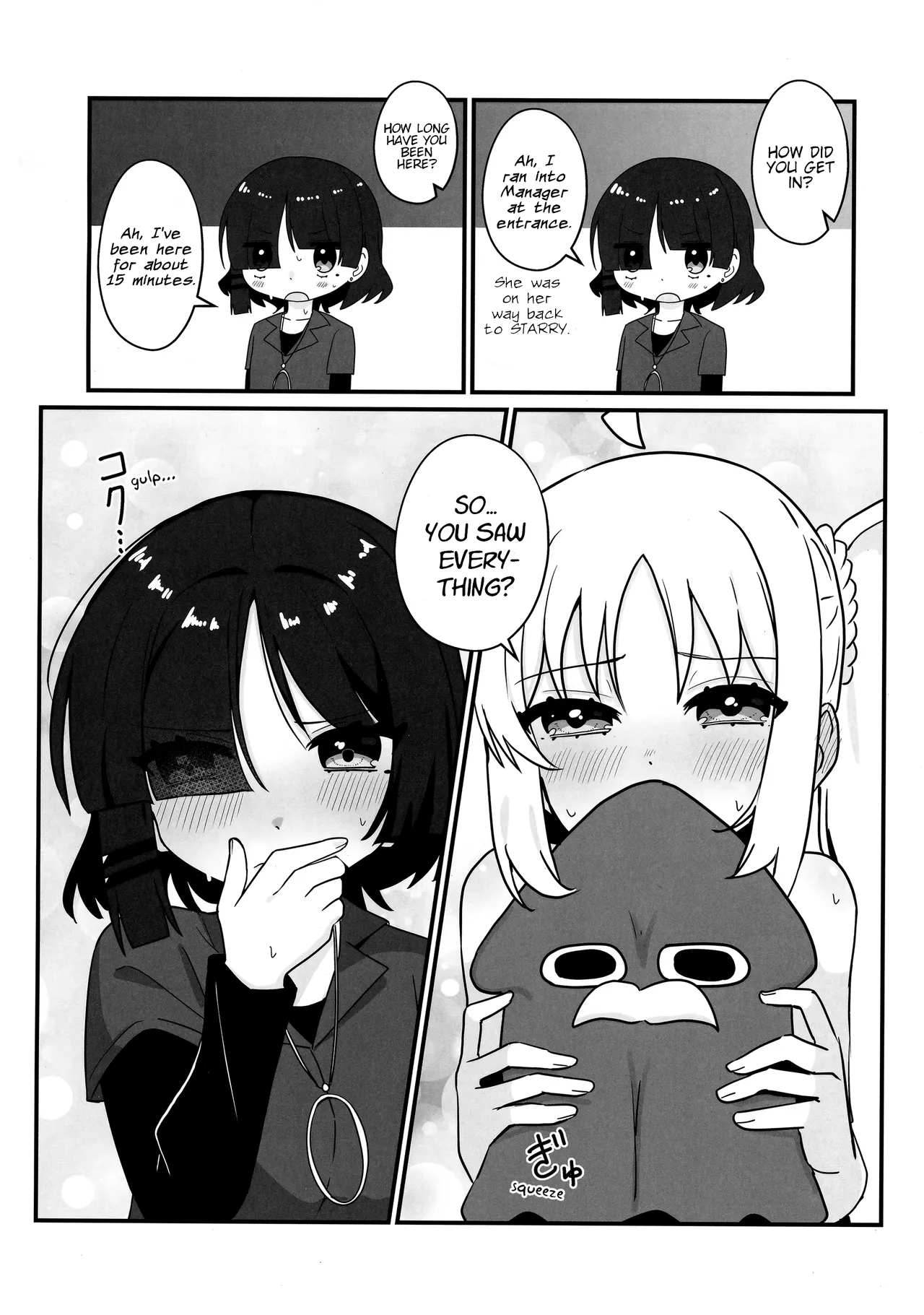 Ryou Omoi, Ryou Omoi | Thinking of Ryou, Thinking of You page 15 featuring nijika ijichi bocchi the rock parody - rough translation yuri hentai manga - read online free