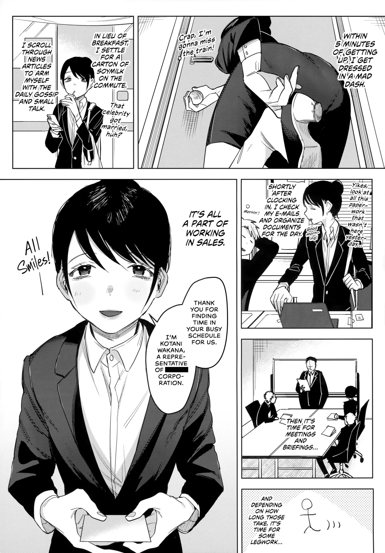 Shachiku no Watashi o Honrou Suru no wa Omae Ittai Dare nanda yo!? | Who The Hell Are You, Having Your Way With A Corporate Wage Slave Like Me?! - Page 4