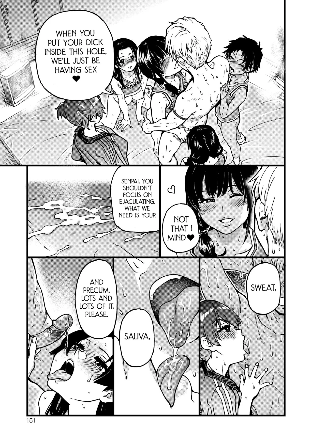 Boku no Seieki de Honpuku Kaiyu!! page 154 - milf sweating hentai manga - read online free
