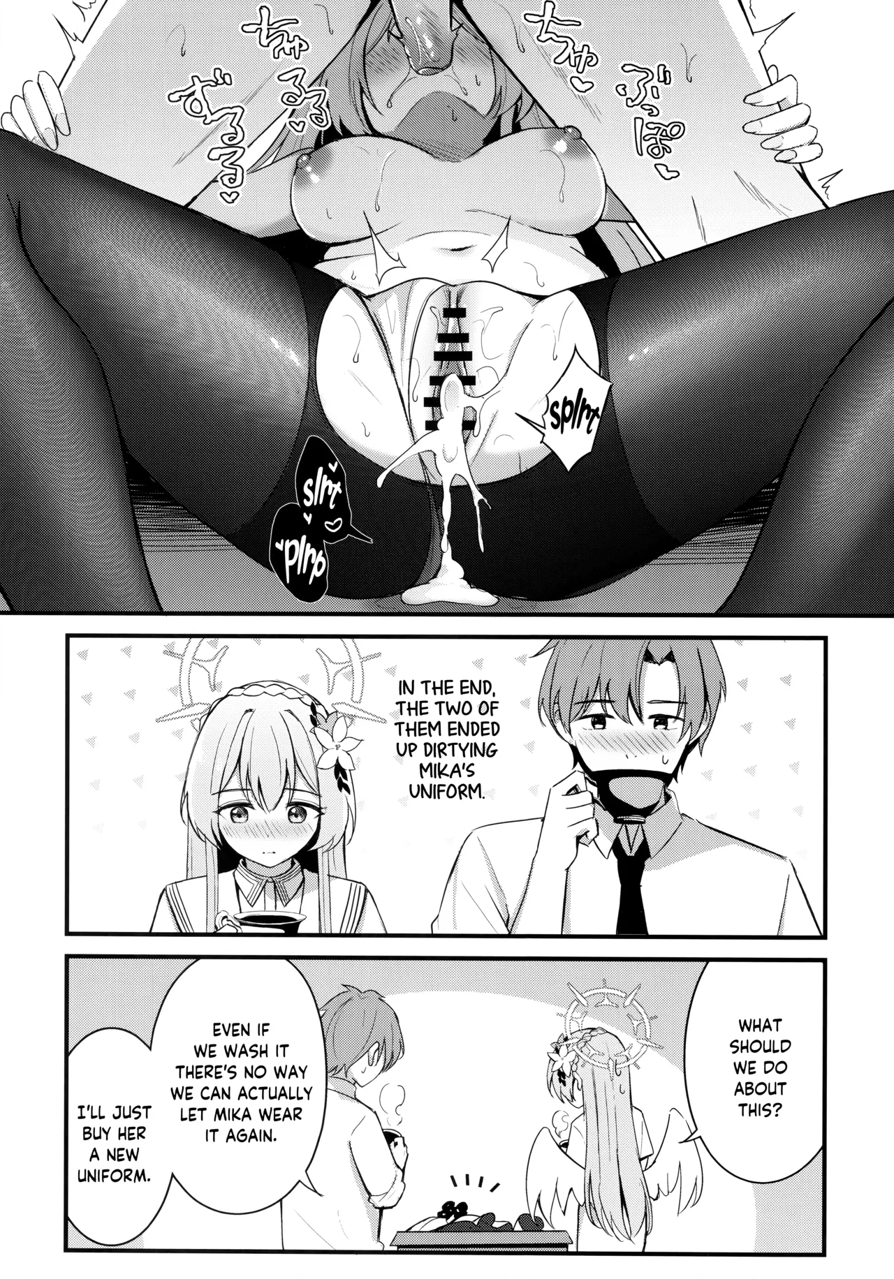 Seifuku o Yogosanaide | Don't get it on the uniform! page 27 featuring nagisa kirifuji blue archive parody - wings nakadashi hentai manga - read online free