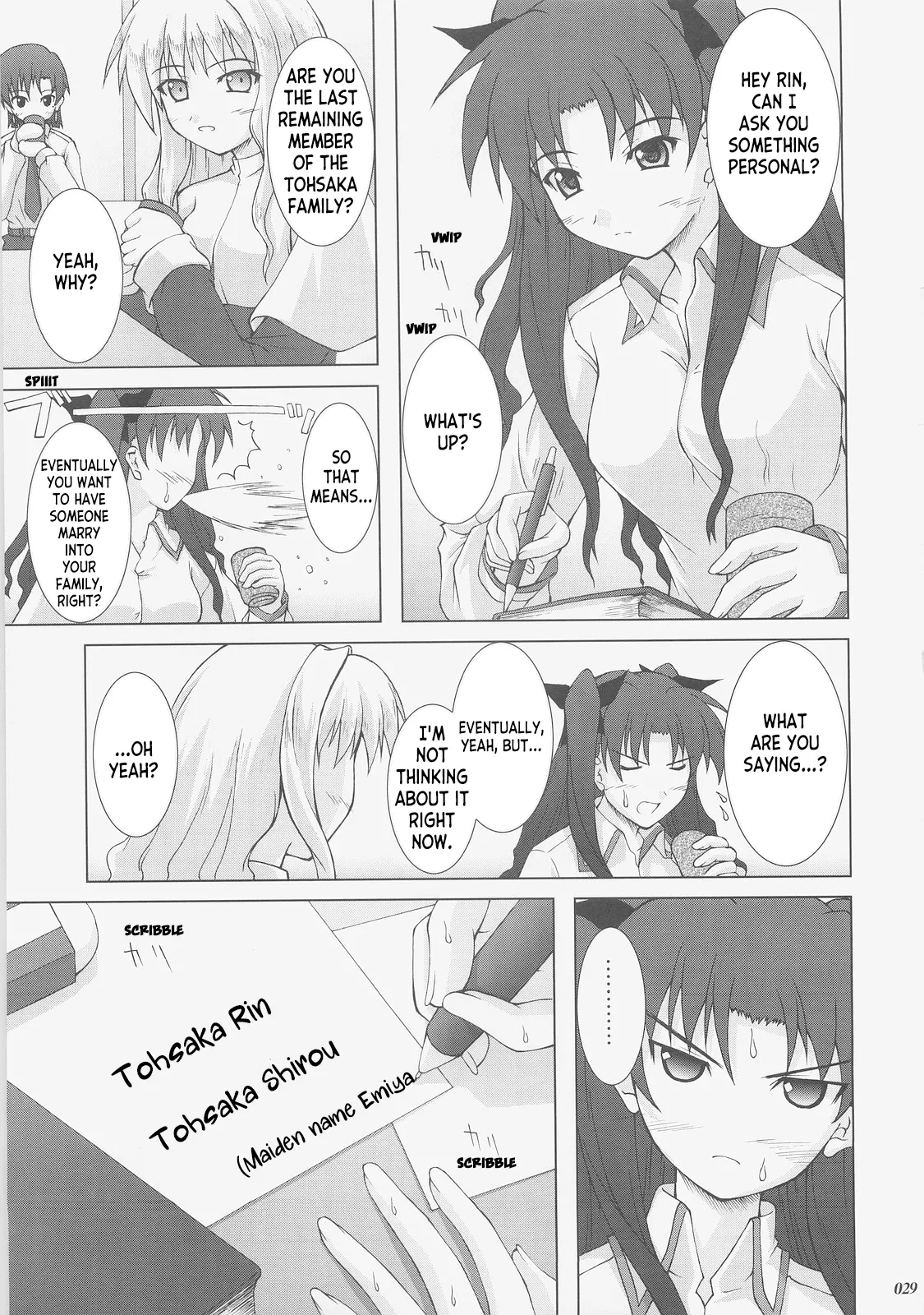 Kaiki Gesshoku | Regressive Eclipse page 28 featuring rin tosaka fate stay night parody - read online free