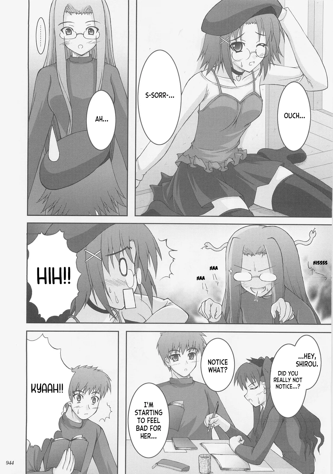 Kaiki Gesshoku | Regressive Eclipse page 43 featuring rin tosaka fate stay night parody - read online free