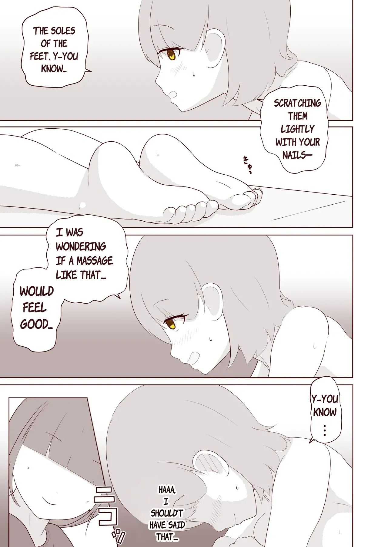 I want to have the soles of my feet tickled! page 10 original parody - big breasts females only hentai manga - read online free