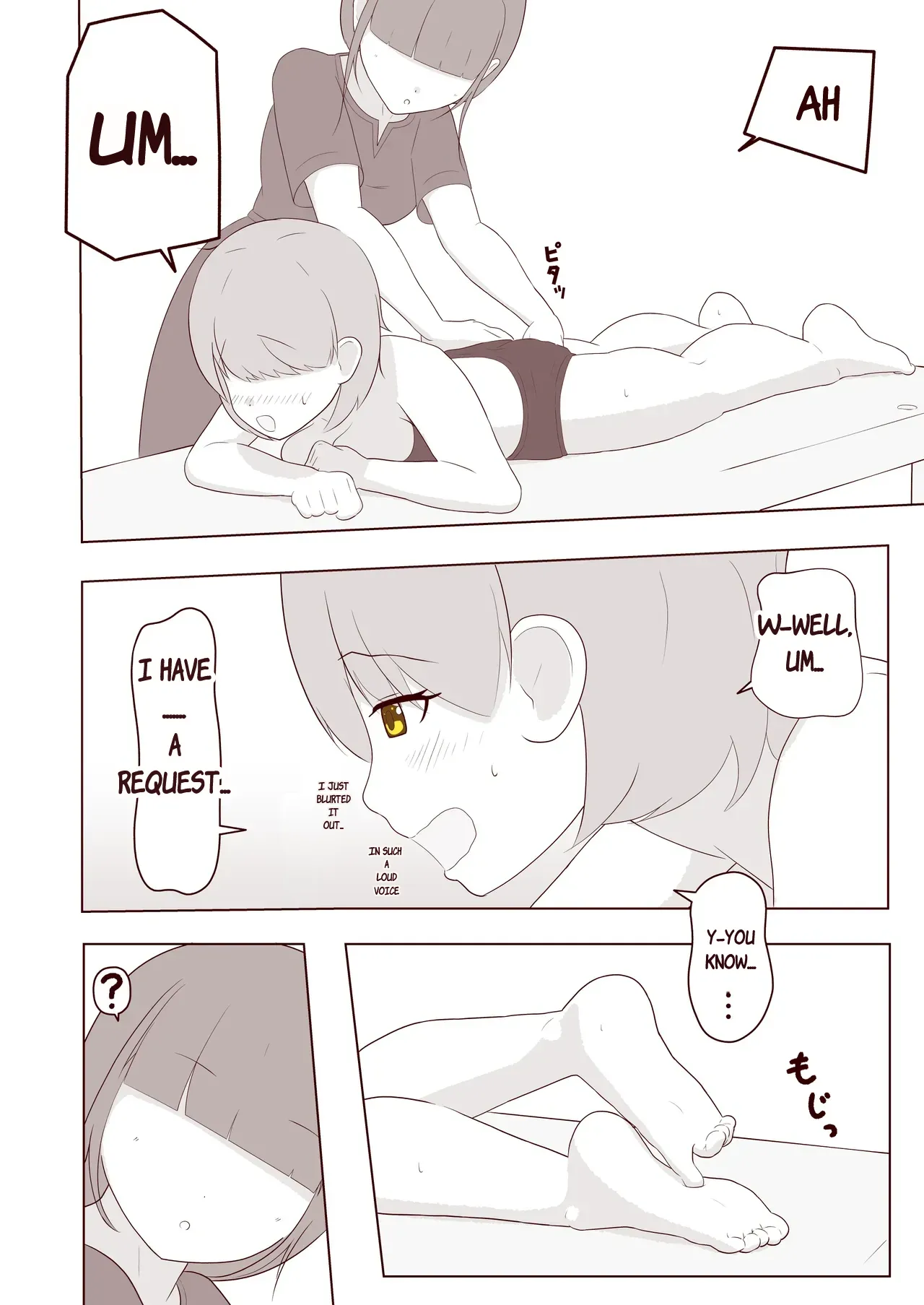 I want to have the soles of my feet tickled! page 9 original parody - rough translation yuri hentai manga - read online free