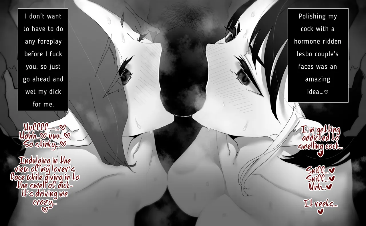 As Lesbians Whose Sex Life is in a Slump and are in Need of New Stimulation, is it Okay for the Scent of Cock to Awaken our Female Instincts? page 33 original parody - sole male nakadashi hentai manga - read online free