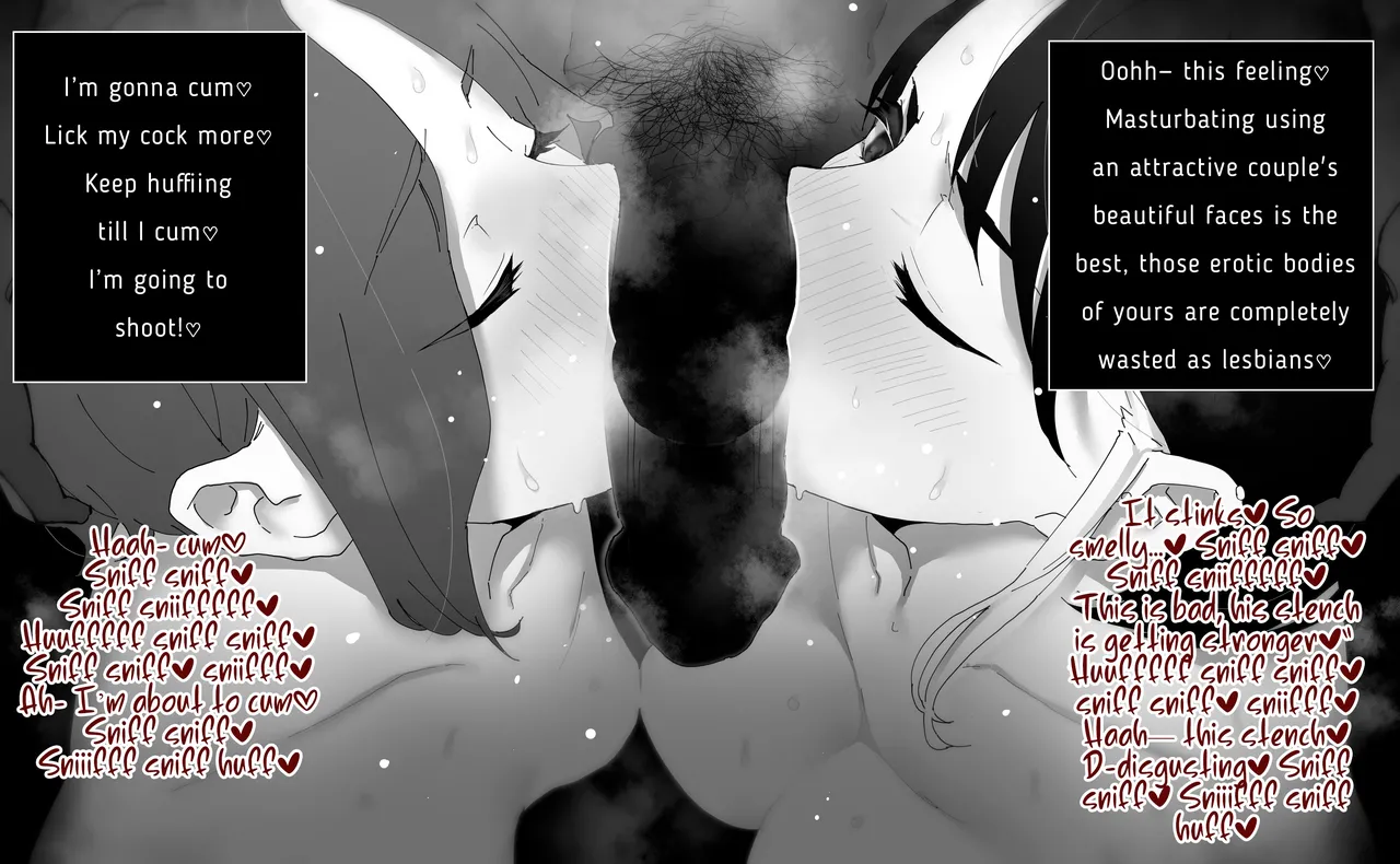 As Lesbians Whose Sex Life is in a Slump and are in Need of New Stimulation, is it Okay for the Scent of Cock to Awaken our Female Instincts? page 36 original parody - handjob sweating hentai manga - read online free