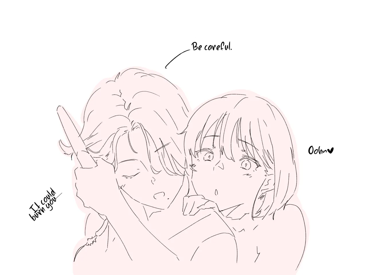 As Lesbians Whose Sex Life is in a Slump and are in Need of New Stimulation, is it Okay for the Scent of Cock to Awaken our Female Instincts? page 46 original parody - handjob sweating hentai manga - read online free