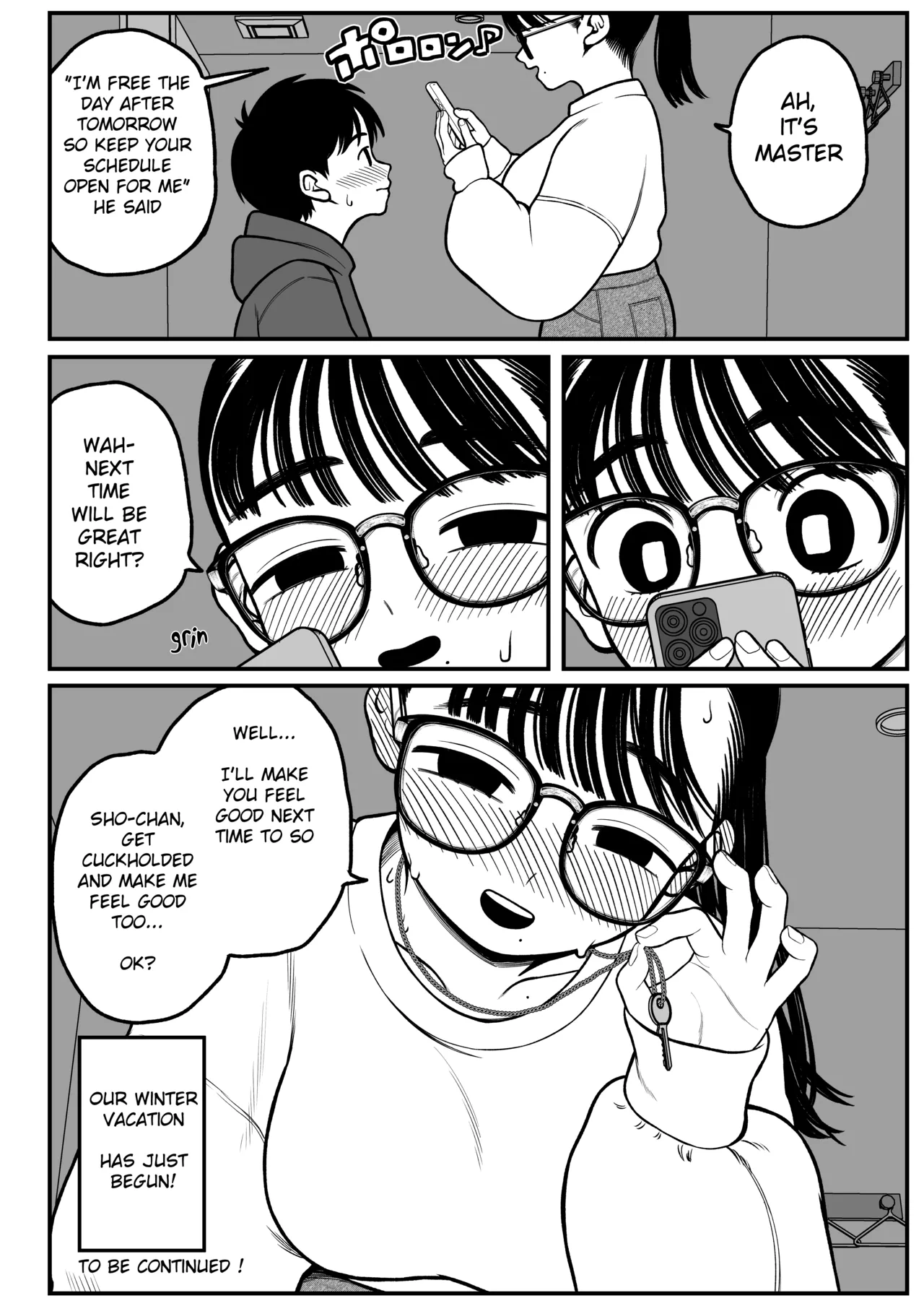 Ga-rufurendo to Goshujin sama to no Fuyuyasumi Omnibus page 42 - sole male rough translation hentai manga - read online free