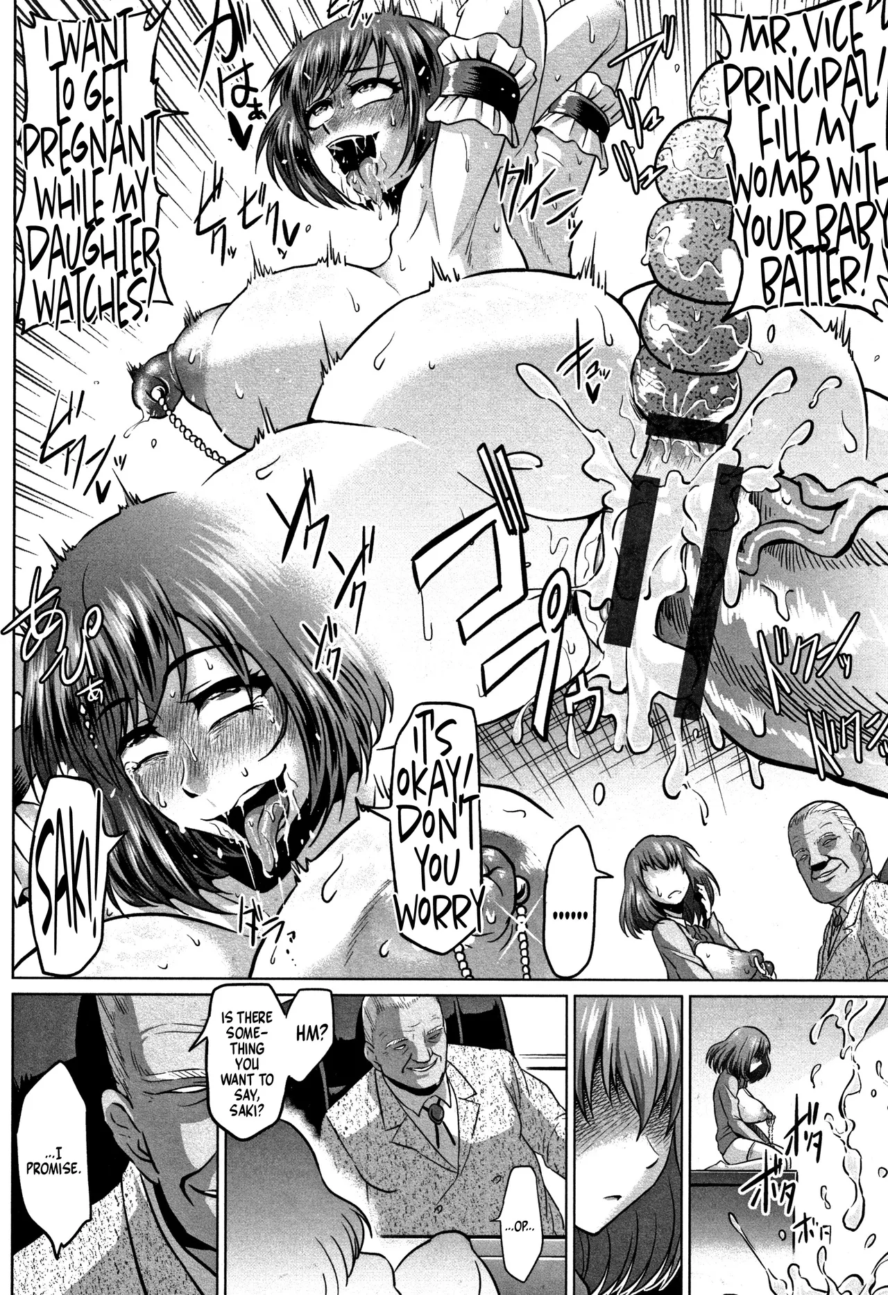 Seitokaichou, Ochiru | The Fall of the Student Council President page 18 - swimsuit big areolae hentai manga - read online free