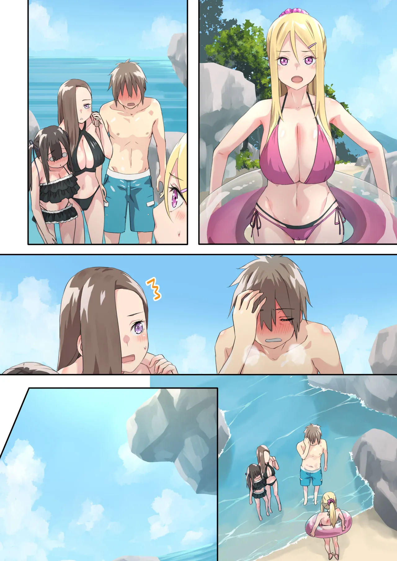 Gal Camp v page 118 original parody - big breasts swimsuit hentai manga - read online free