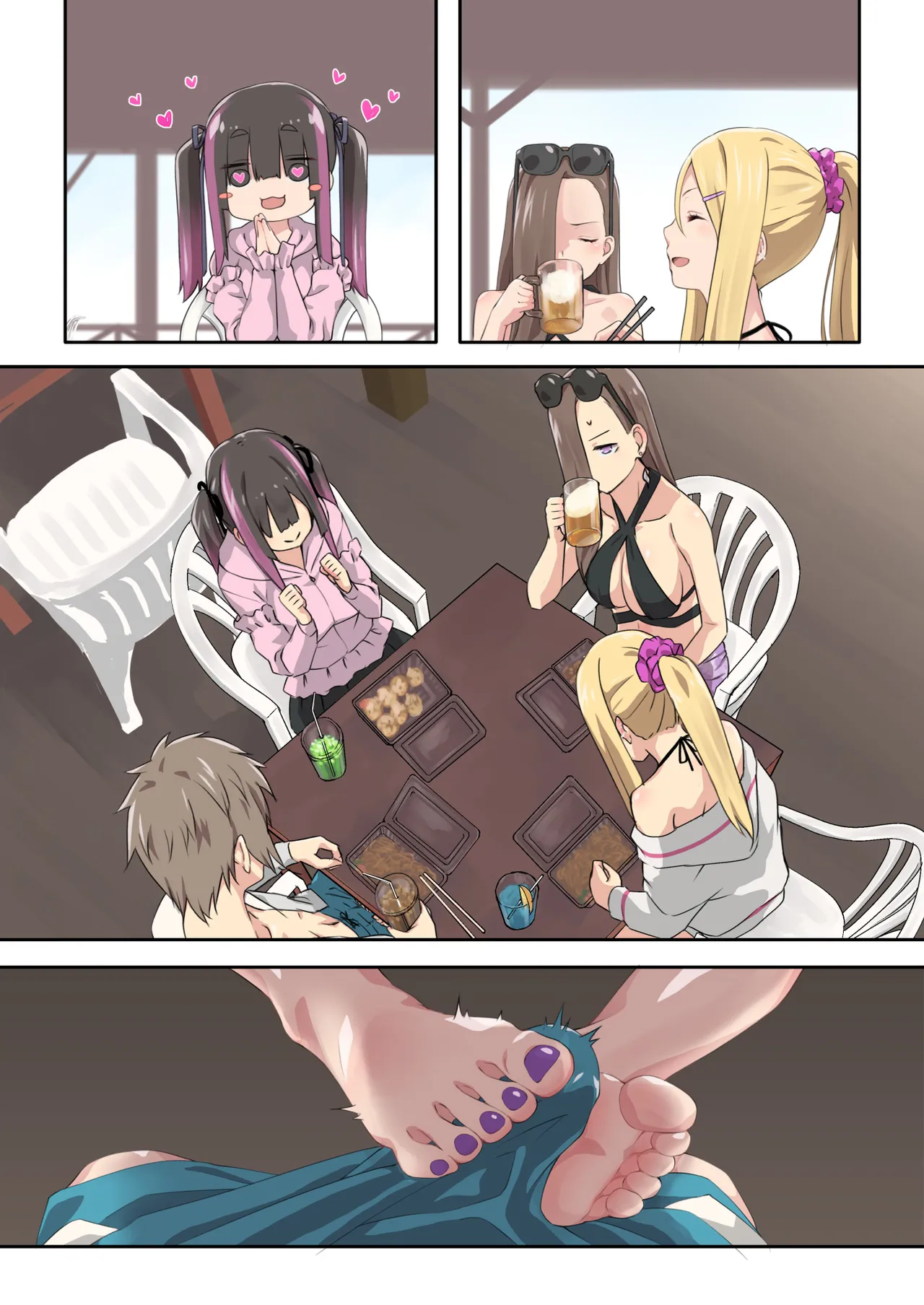 Gal Camp v page 98 original parody - big breasts swimsuit hentai manga - read online free