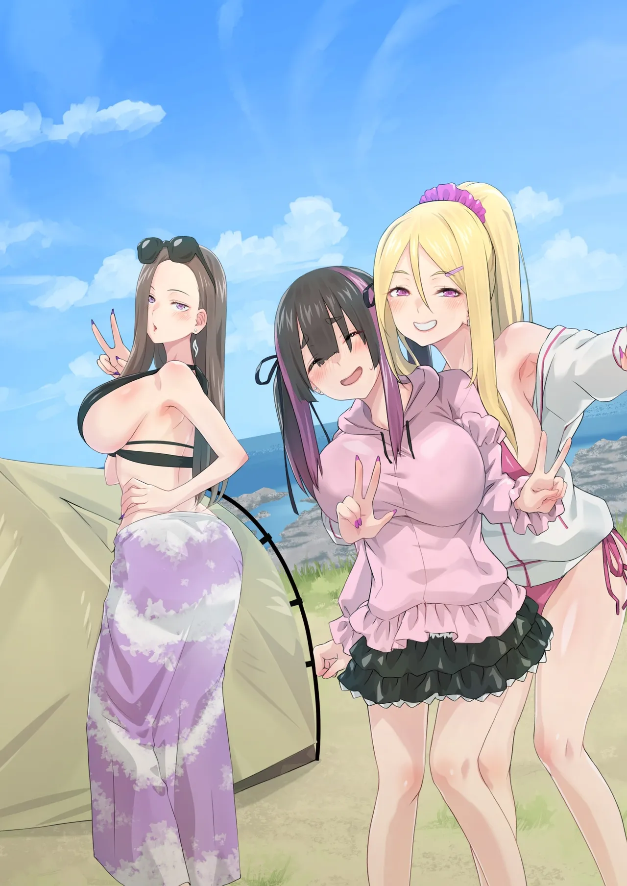 Gal Camp v page 84 original parody - big breasts swimsuit hentai manga - read online free