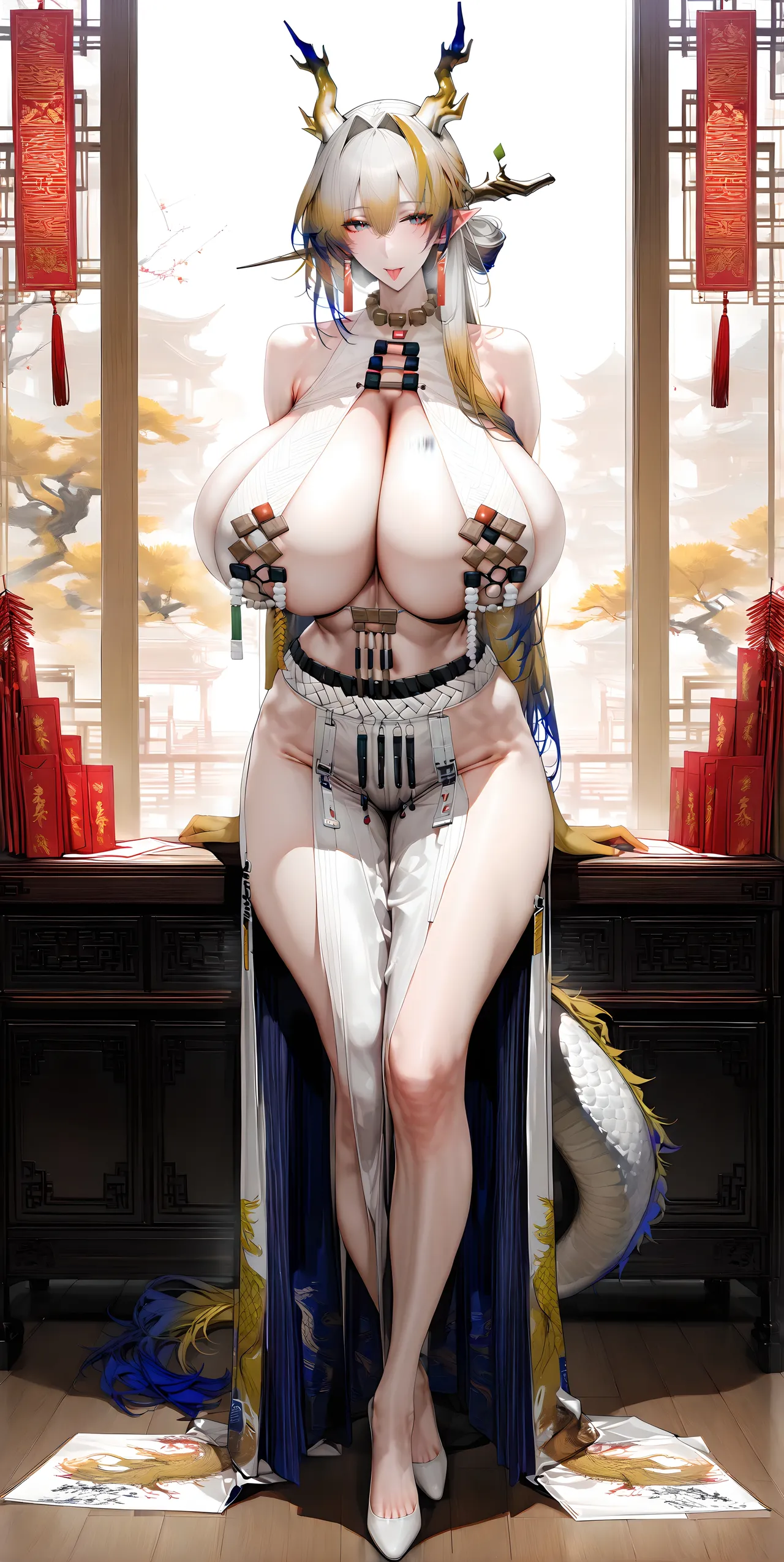 2025 新年快乐丨Happy New Year丨謹賀新年 巨乳加大分 jrjdf ai generated page 345 arknights parody - big breasts huge breasts hentai manga - read online free