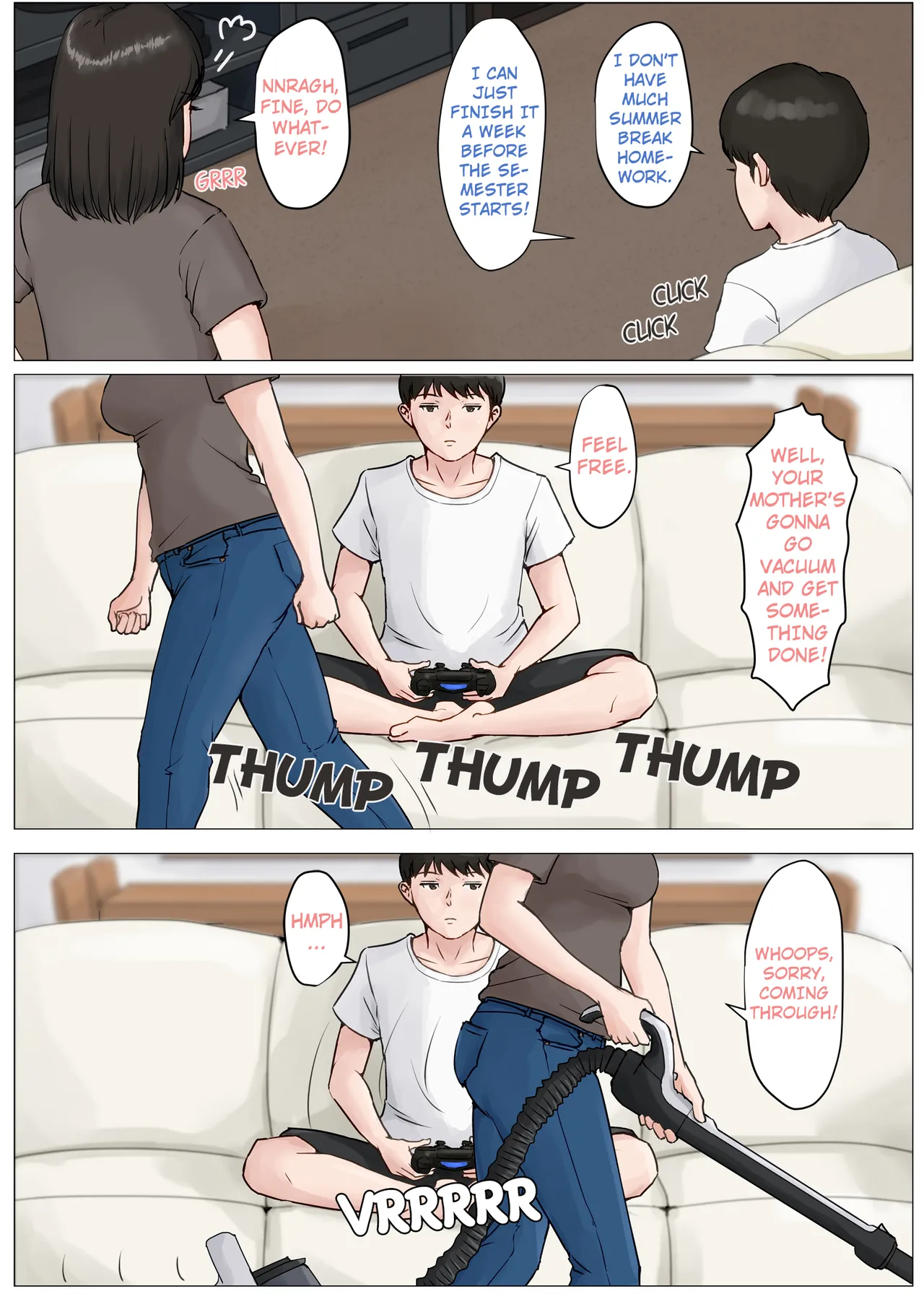 [Horsetail] Kaa-san Janakya Dame Nanda!! 3 ~Natsuyasumi Zenpen~ | Mother and No Other!! 3 ~Summer Holiday First Part~ [No Transparency] [English] page 15 original parody - sole female sole male hentai manga - read online free