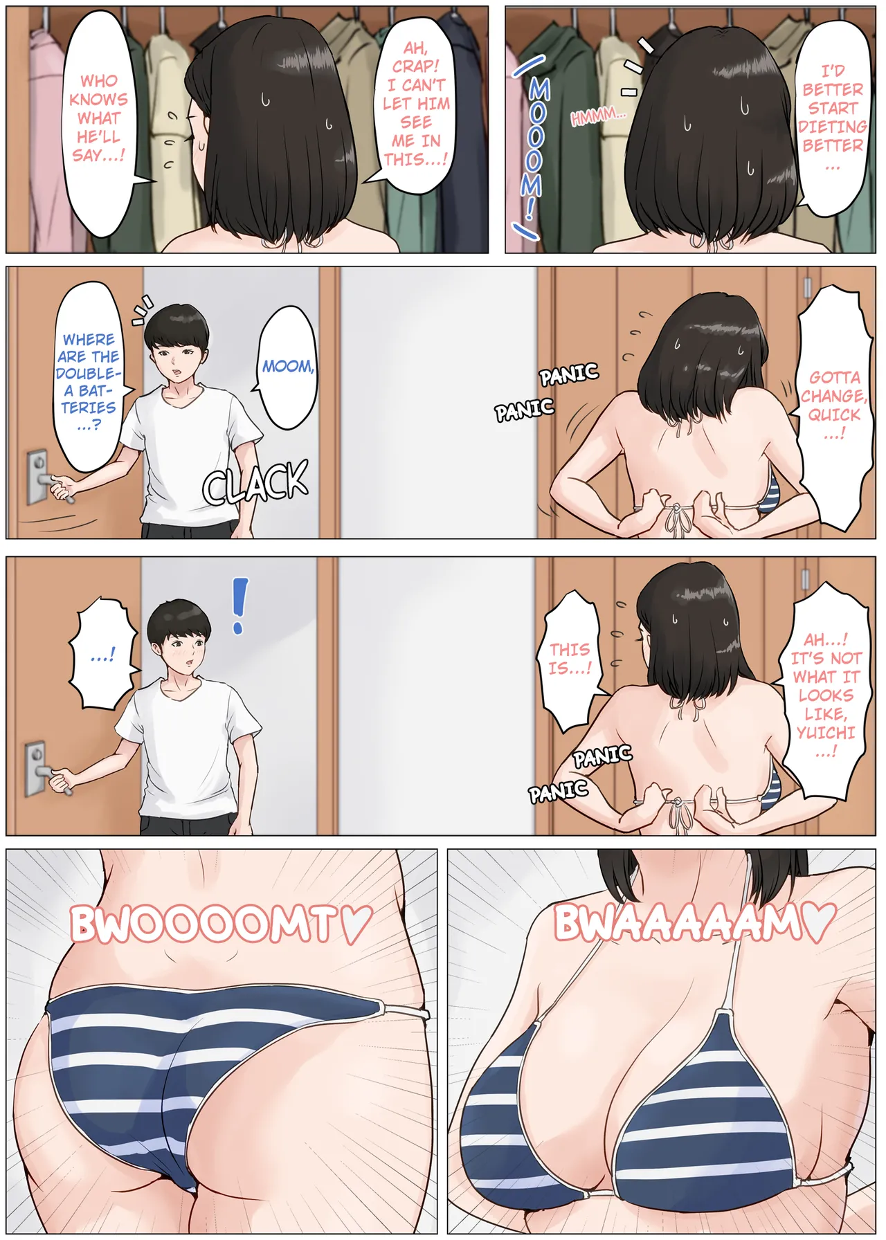 [Horsetail] Kaa-san Janakya Dame Nanda!! 3 ~Natsuyasumi Zenpen~ | Mother and No Other!! 3 ~Summer Holiday First Part~ [No Transparency] [English] page 28 original parody - sole female sole male hentai manga - read online free