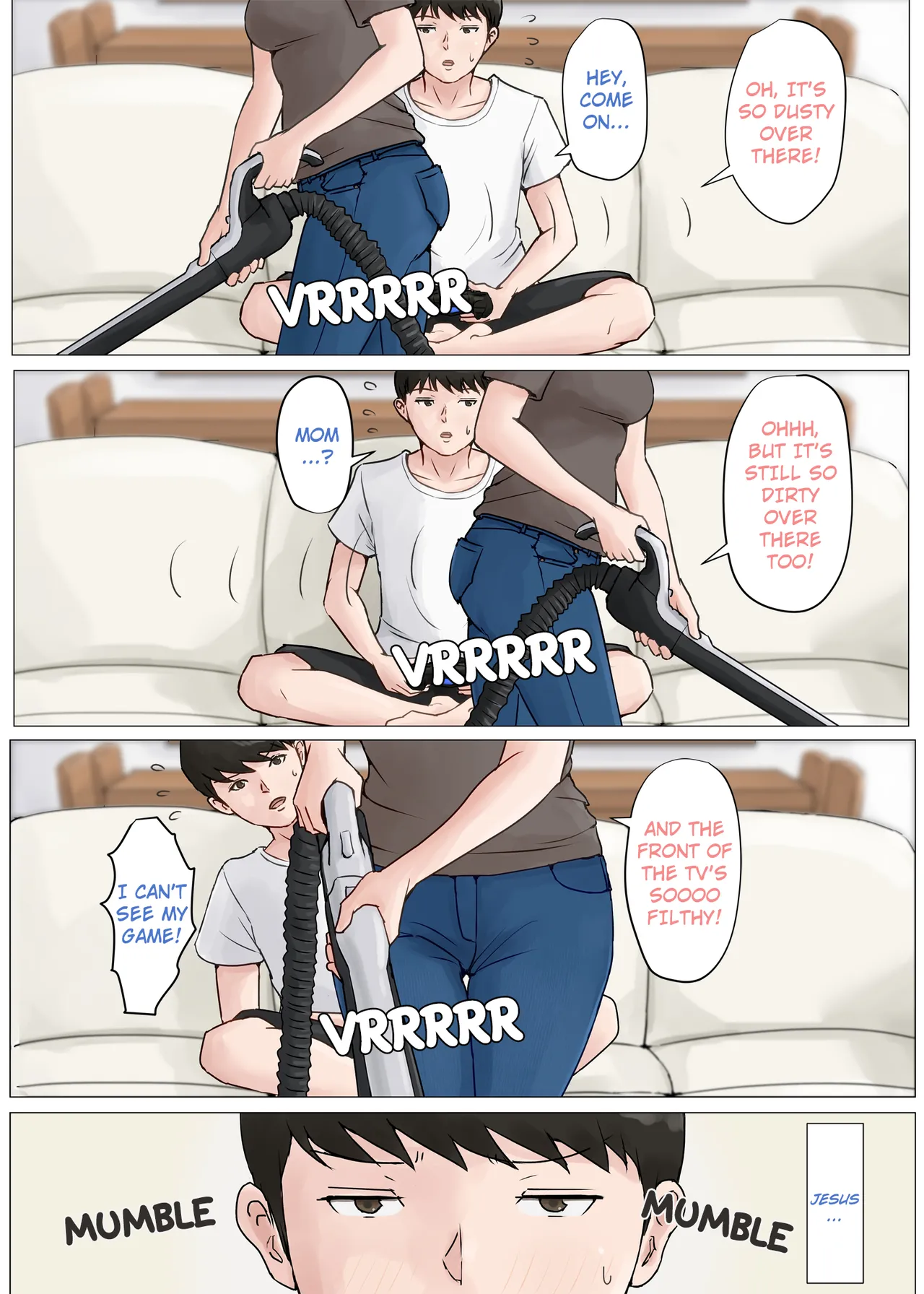 [Horsetail] Kaa-san Janakya Dame Nanda!! 3 ~Natsuyasumi Zenpen~ | Mother and No Other!! 3 ~Summer Holiday First Part~ [With transparency] [English] page 16 original parody - milf swimsuit hentai manga - read online free