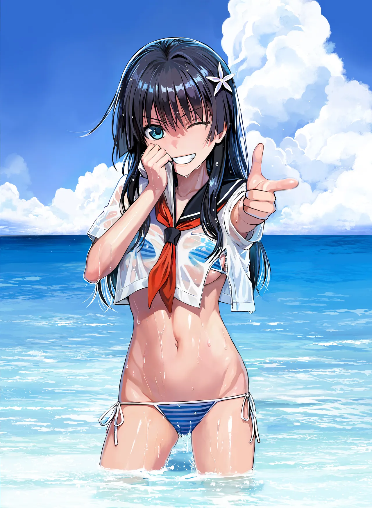 Saten-san, Iroiro Eizou Soushuuhen page 40 featuring ruiko saten toaru project parody - sole female swimsuit hentai manga - read online free